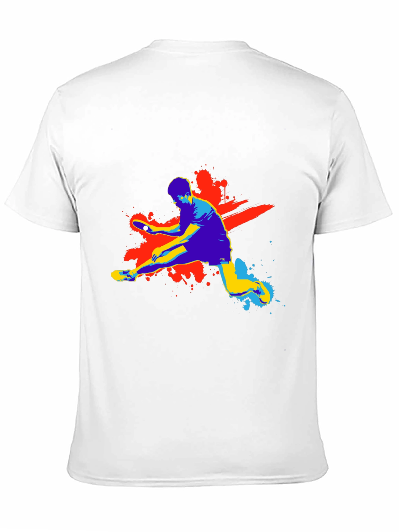 Ping Pong Graphic T-Shirt - Black Cotton Tee
