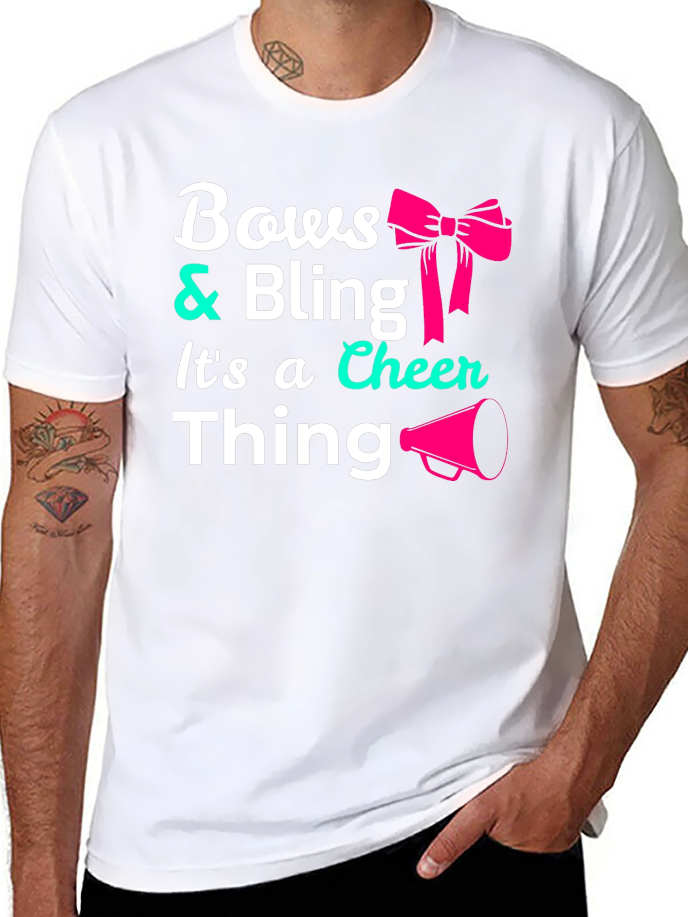 Bows & Bling Cheer T-Shirt