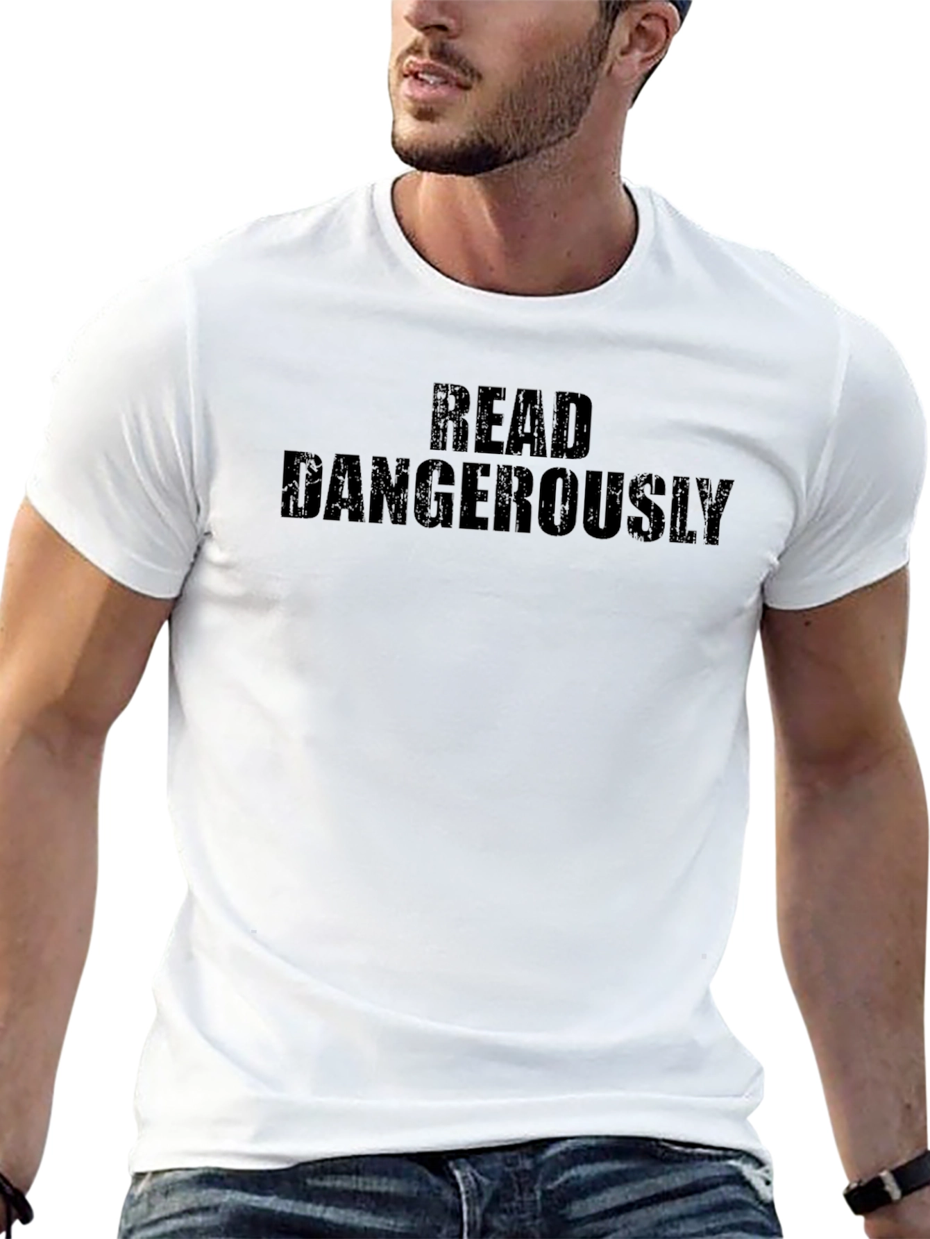 Read Dangerously Graphic Tee - Bold Statement Shirt