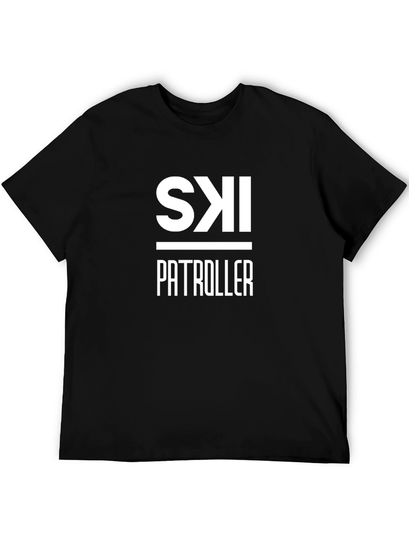 Ski Patroller Black T-Shirt