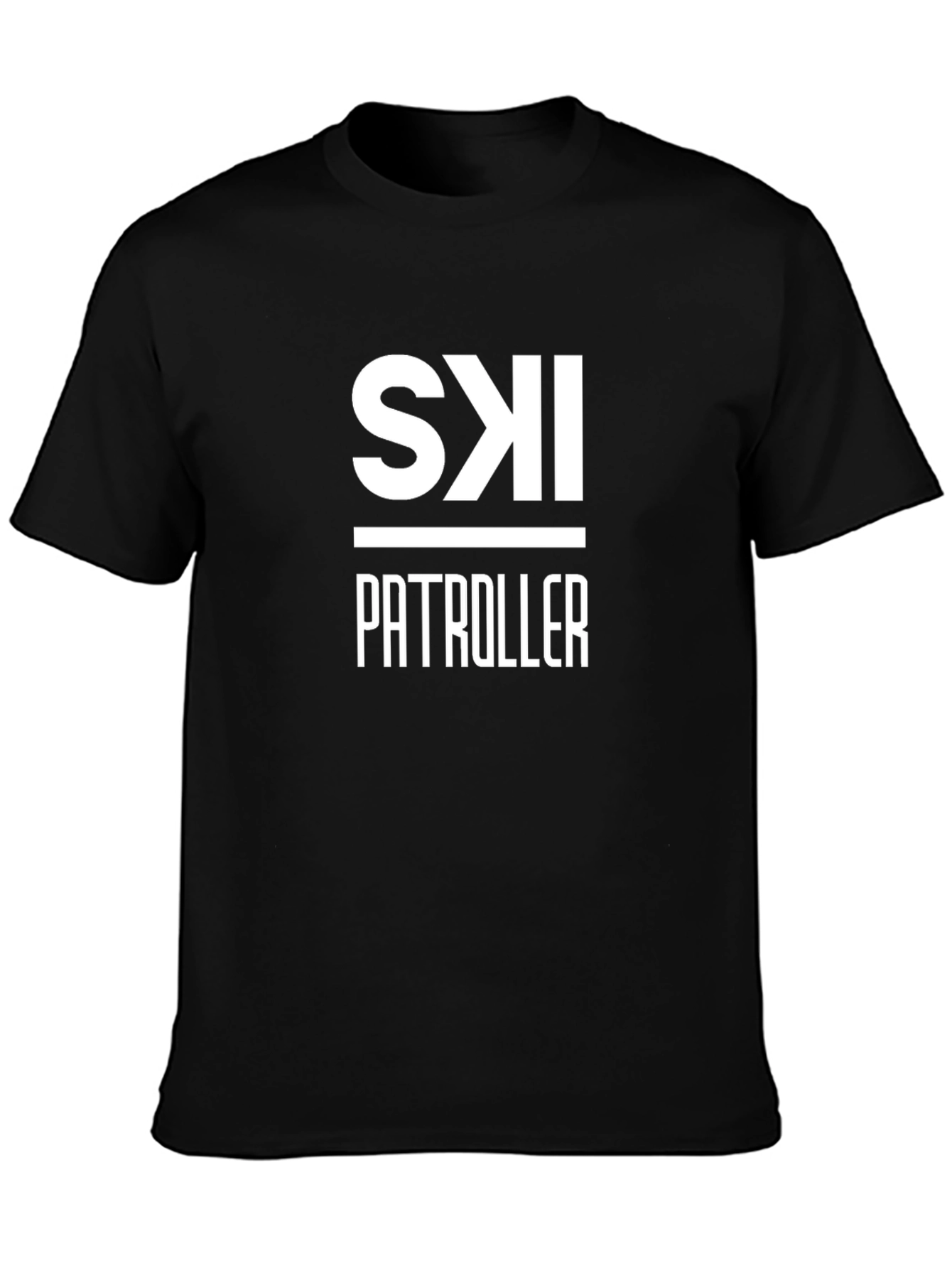 Ski Patroller Black T-Shirt