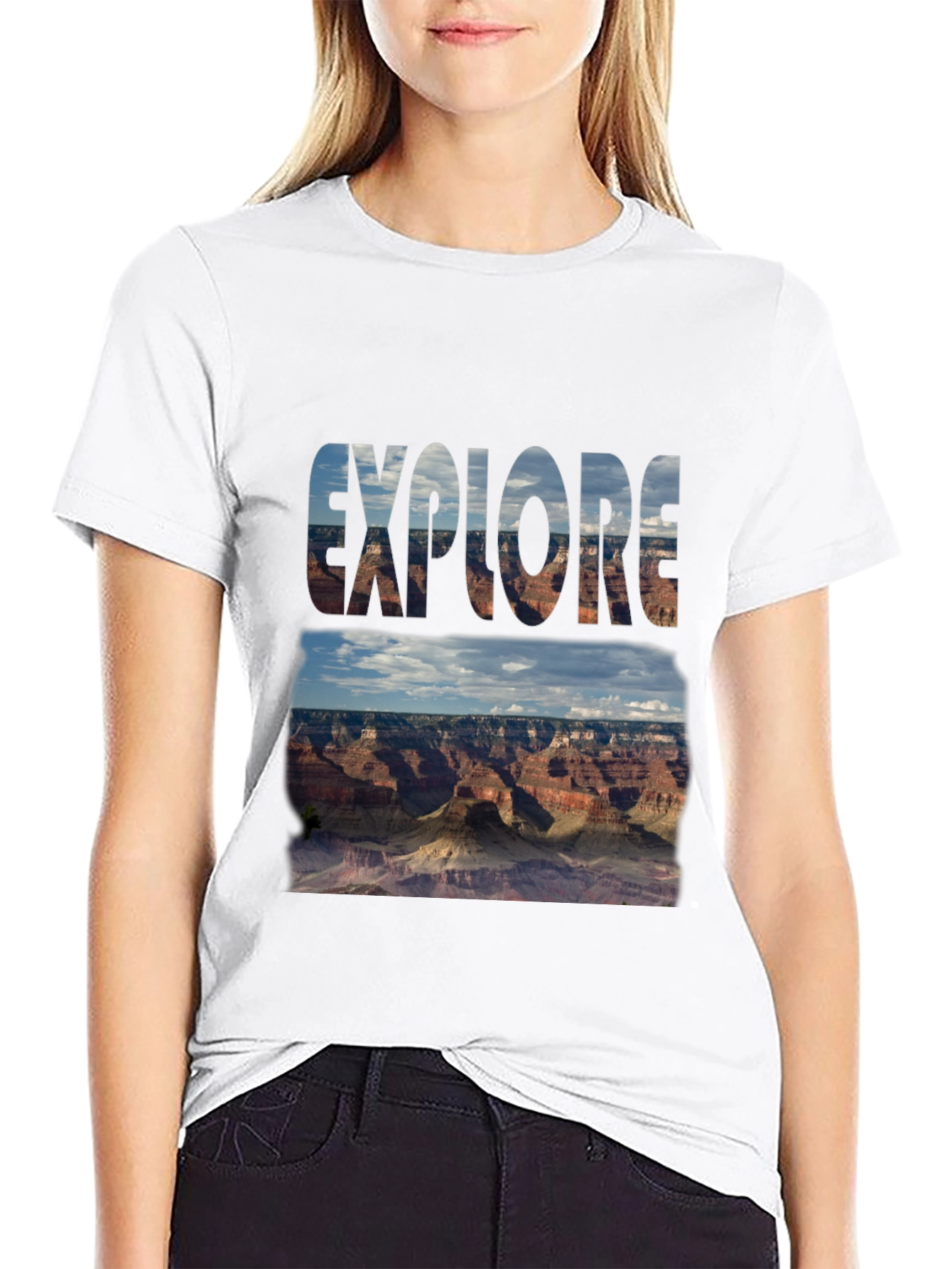 Explore Graphic Tee - Canyon View Design