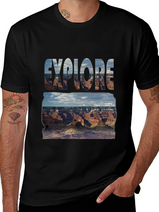 Explore Graphic Tee - Canyon View Design