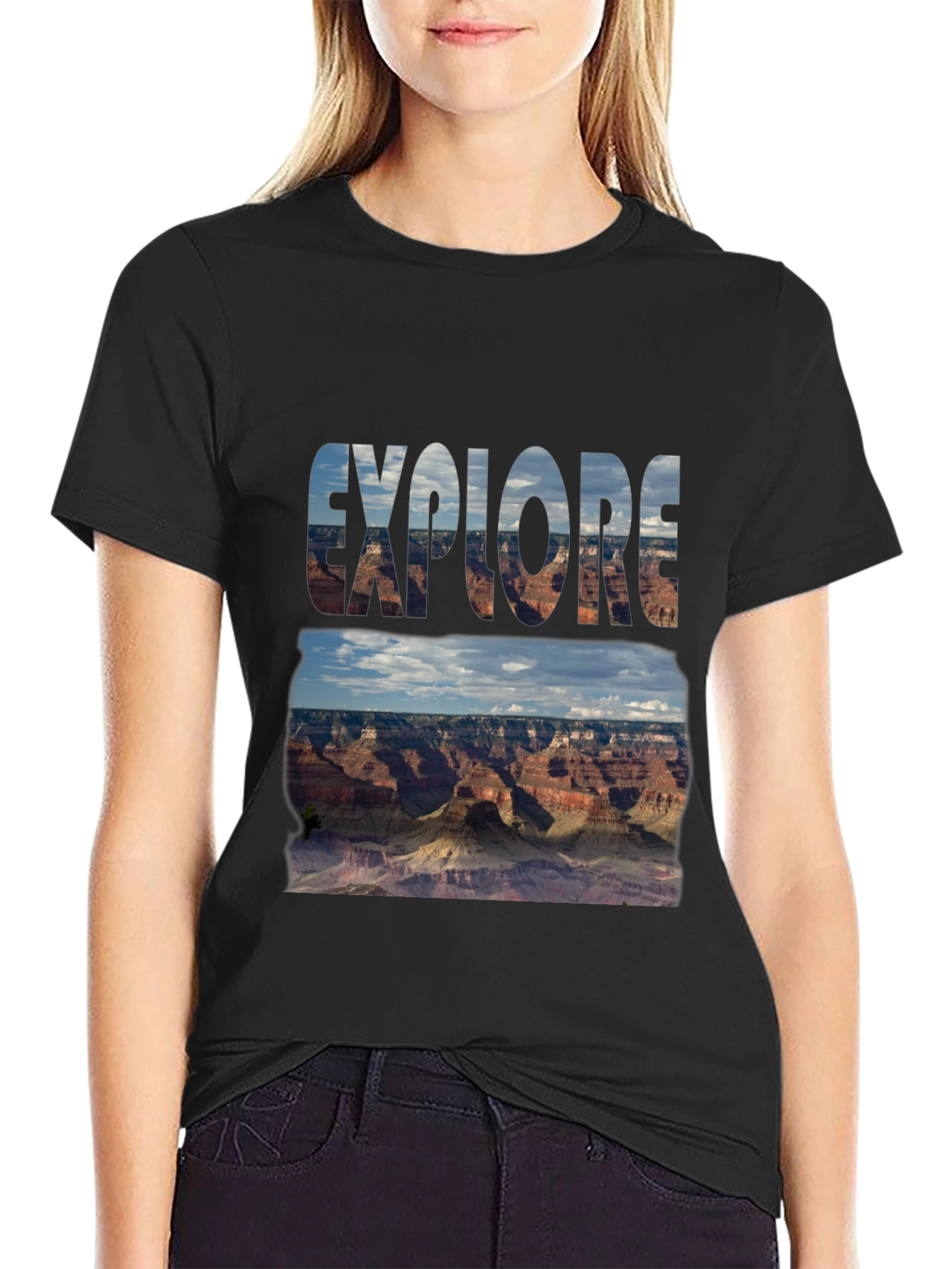 Explore Graphic Tee - Canyon View Design