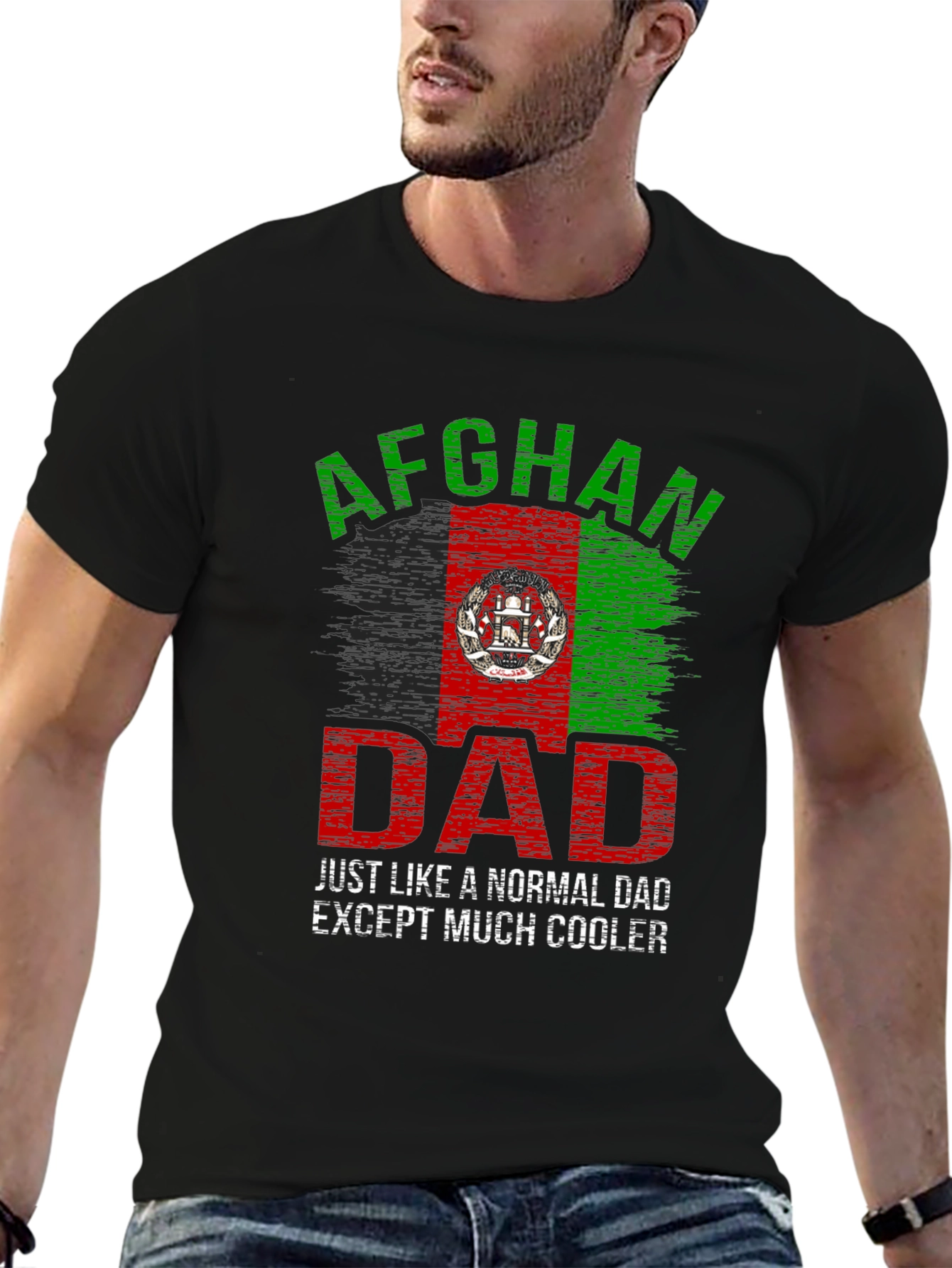 Afghan Dad T-Shirt - Cool Fathers Day Gift