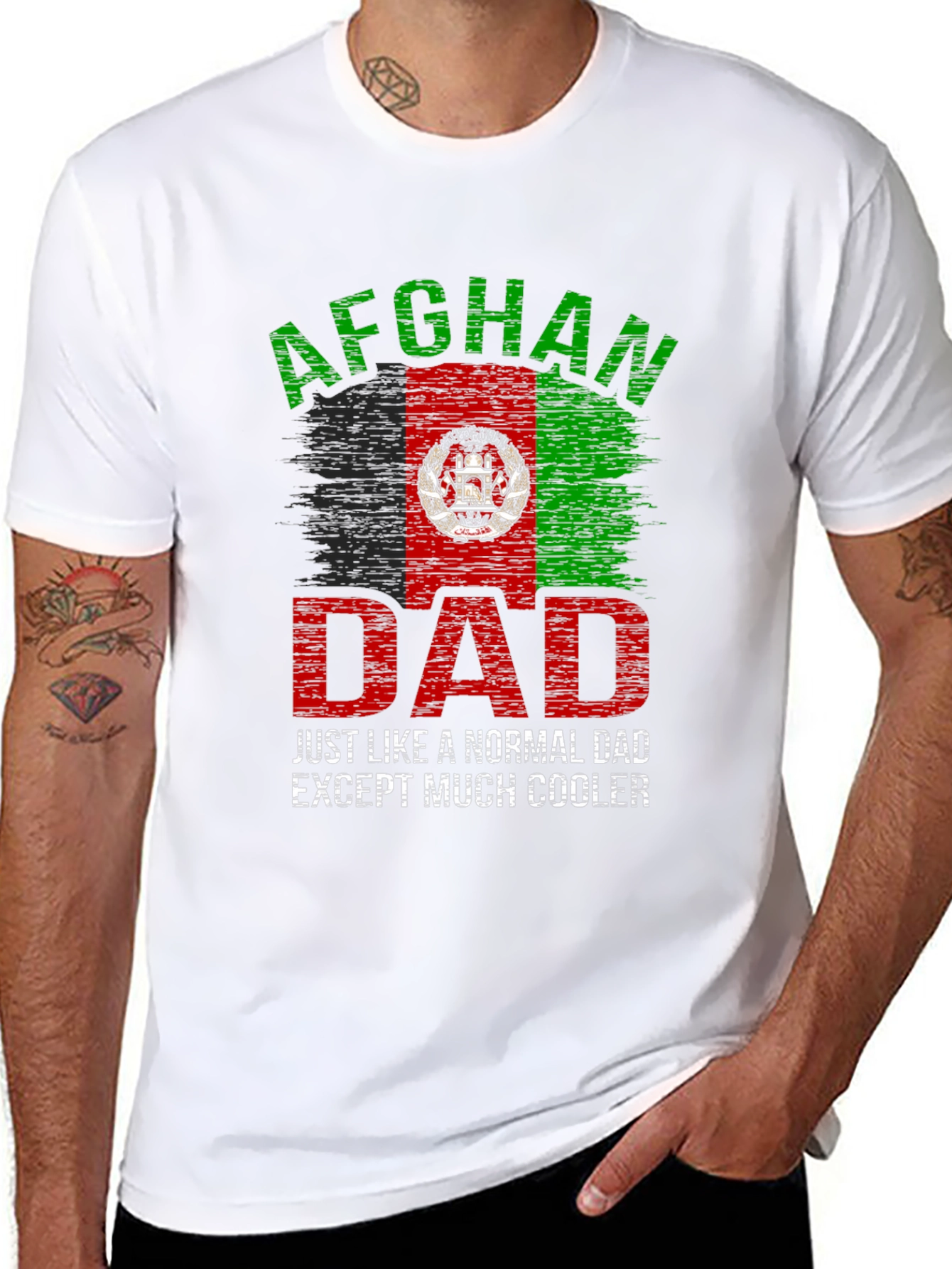 Afghan Dad T-Shirt - Cool Fathers Day Gift