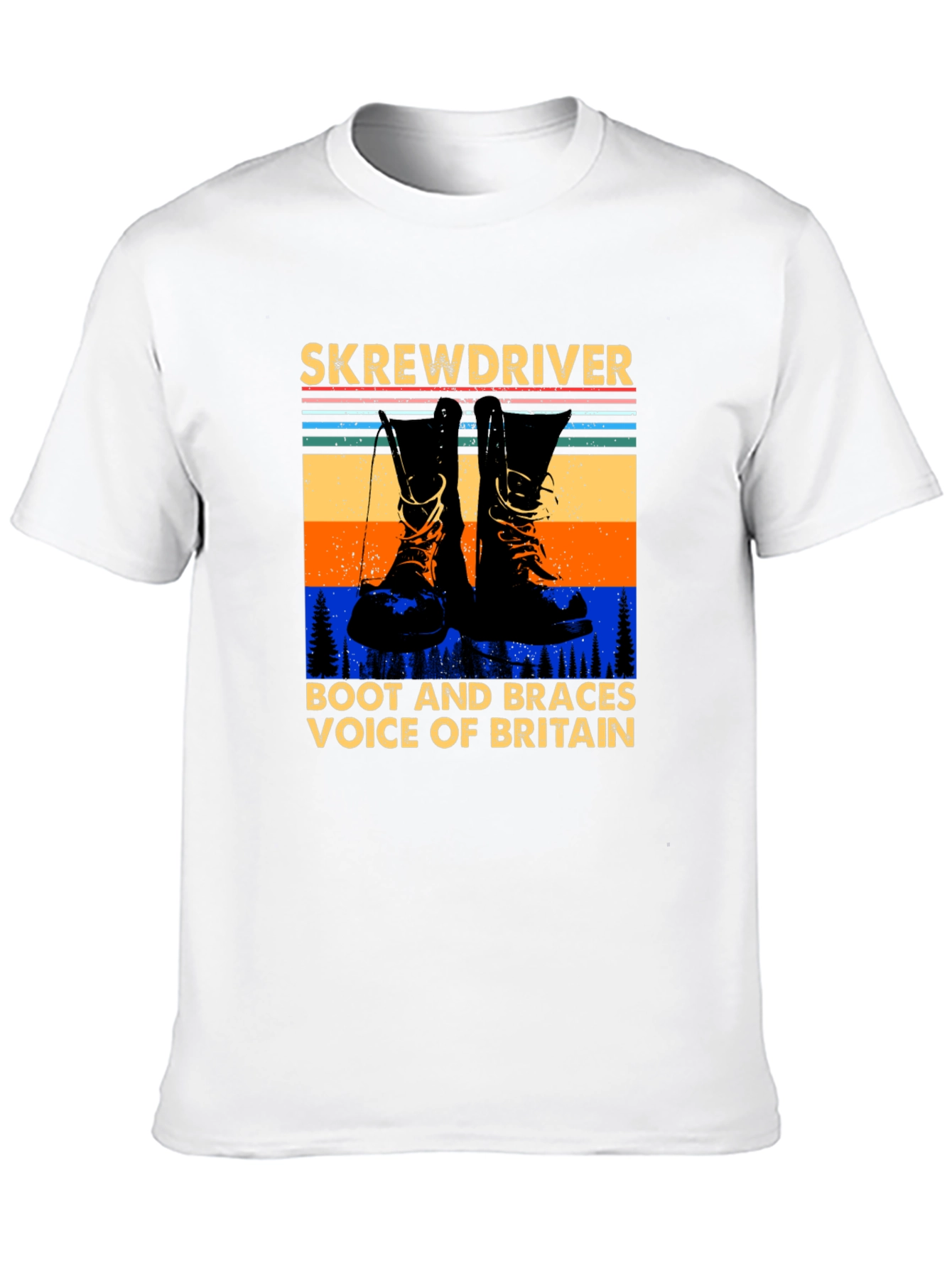 Skrewdriver Boot and Braces Voice of Britain T-Shirt