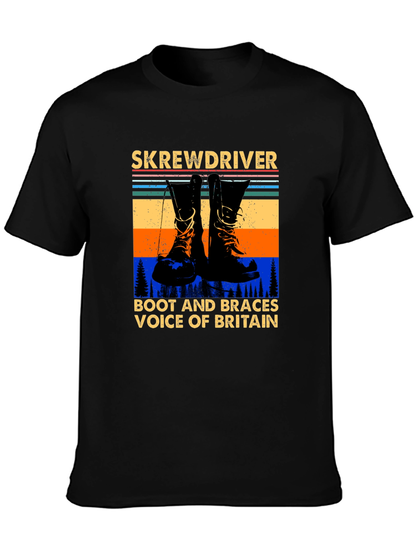 Skrewdriver Boot and Braces Voice of Britain T-Shirt