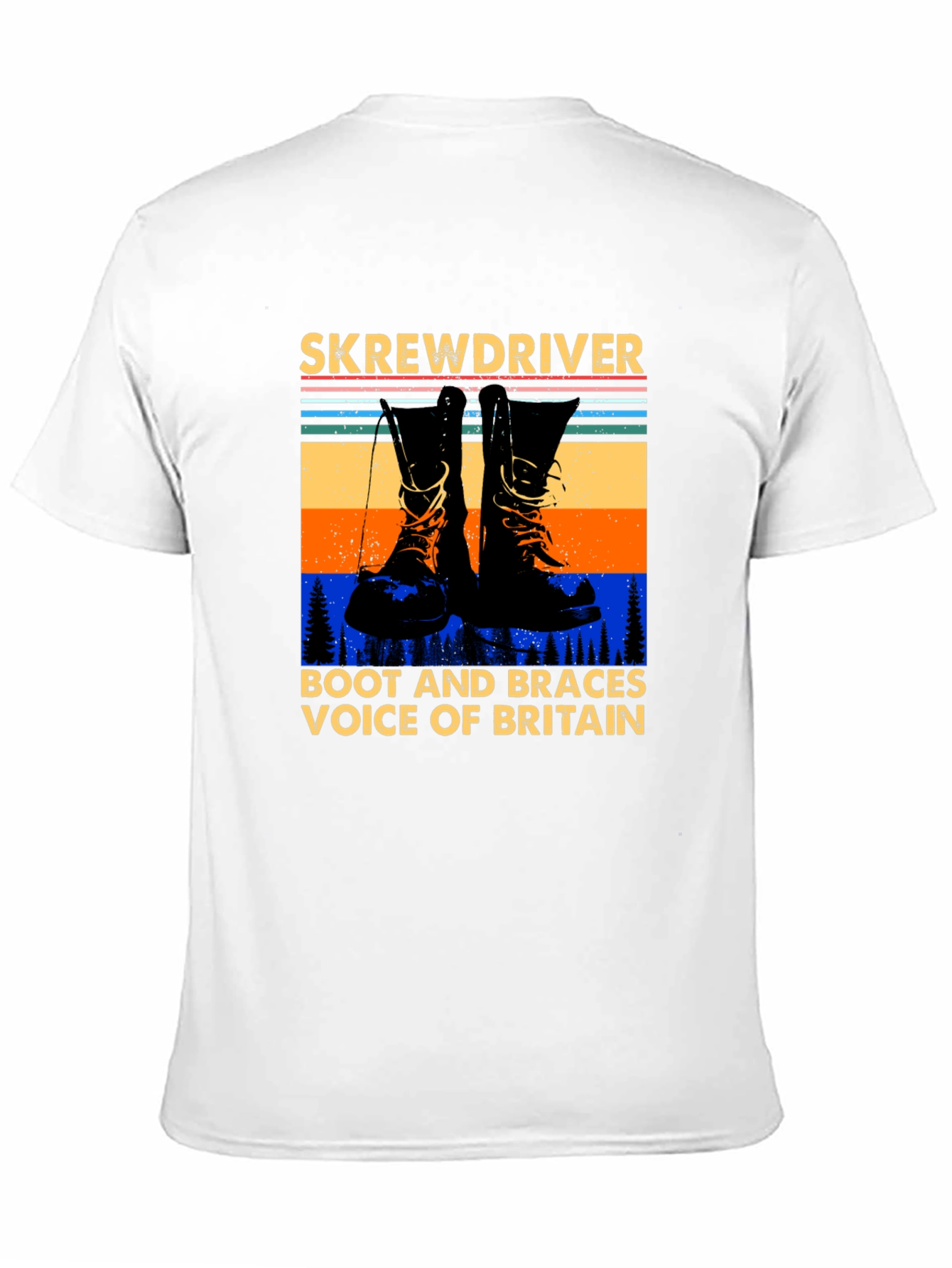 Skrewdriver Boot and Braces Voice of Britain T-Shirt