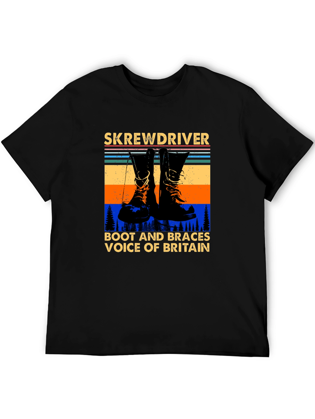 Skrewdriver Boot and Braces Voice of Britain T-Shirt