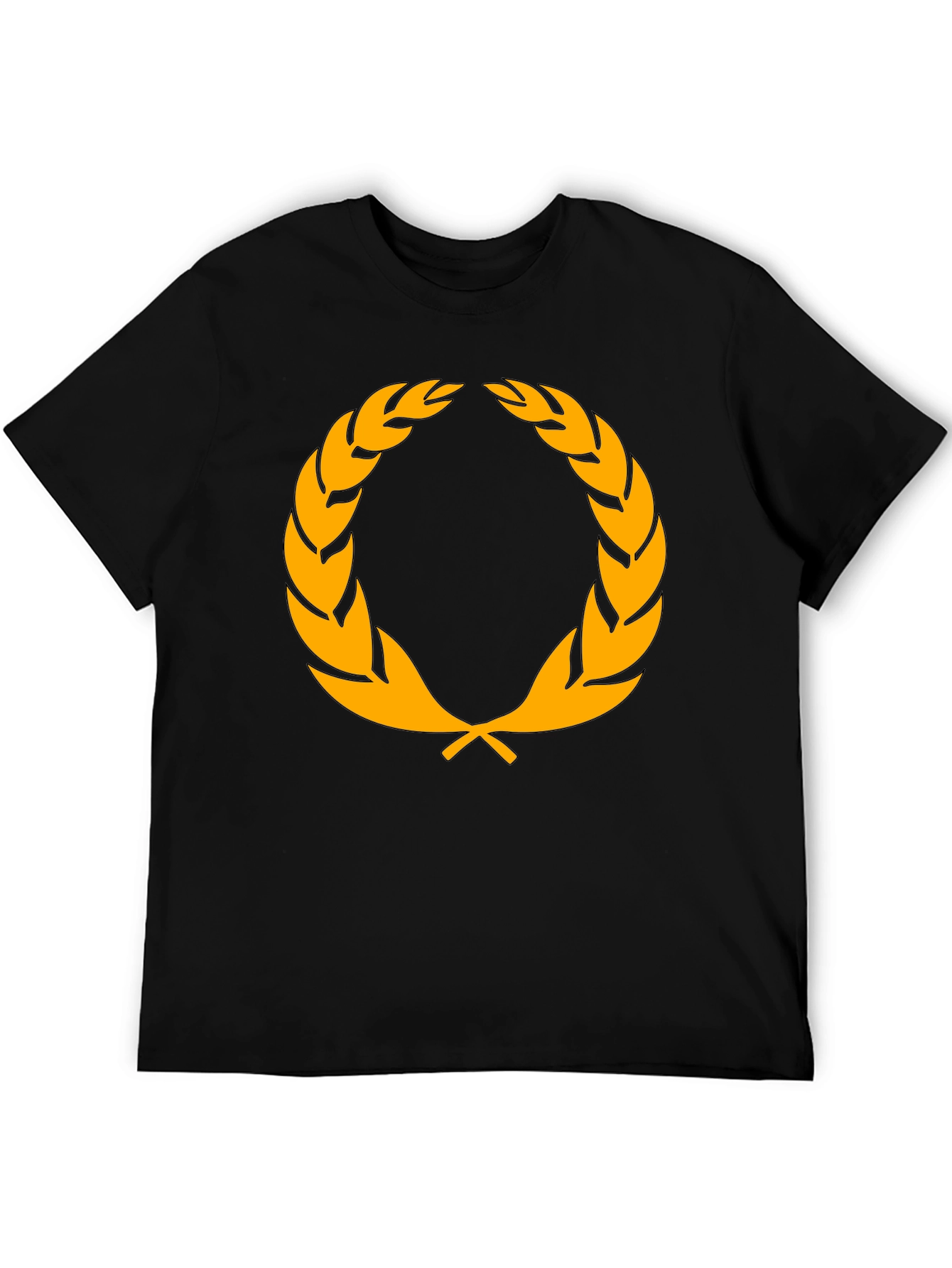 Laurel Wreath Graphic Tee - Classic Style