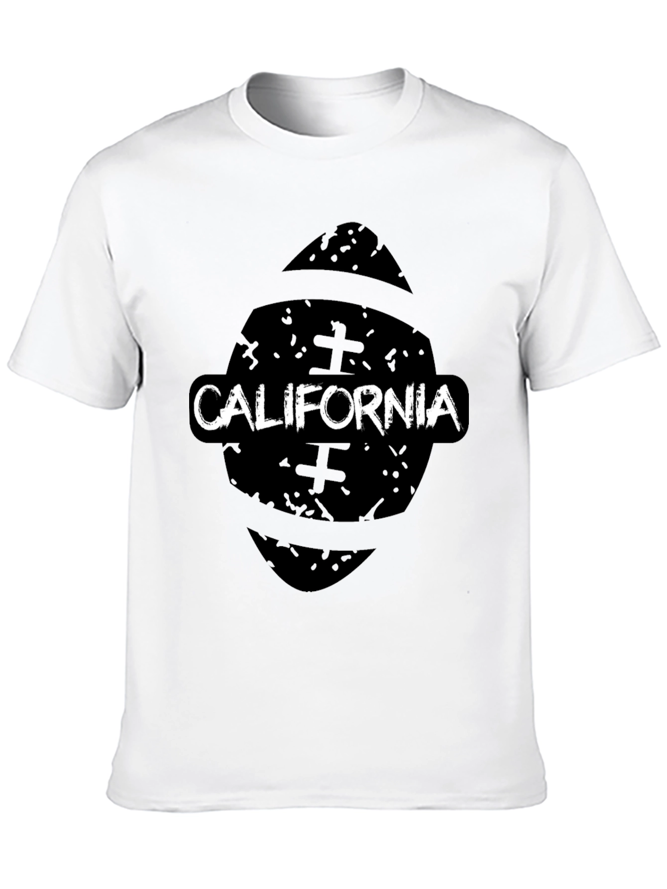 California Football Black Graphic T-Shirt