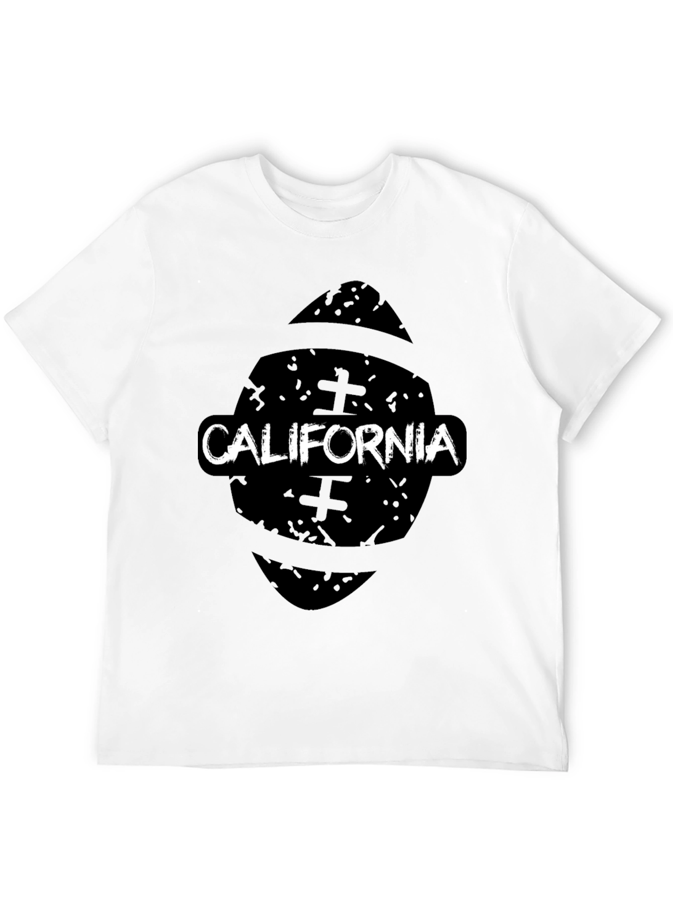 California Football Black Graphic T-Shirt