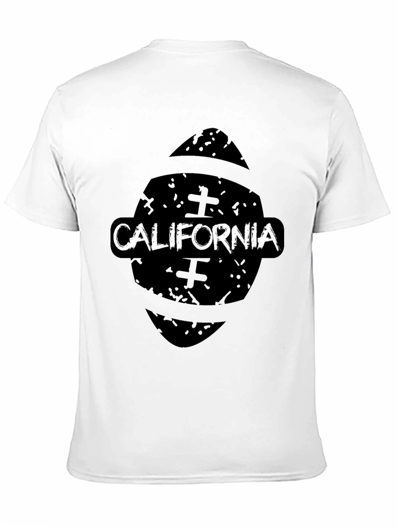 California Football Black Graphic T-Shirt