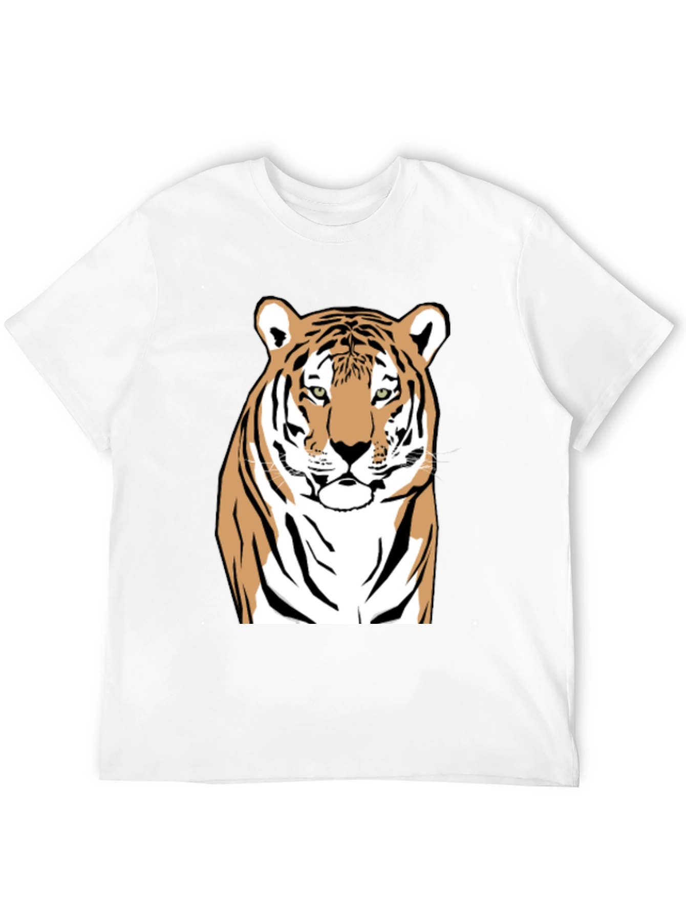 Tiger Graphic Tee - Bold Animal Print T-Shirt