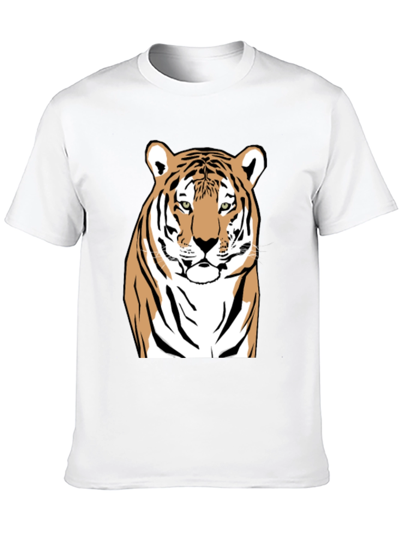 Tiger Graphic Tee - Bold Animal Print T-Shirt