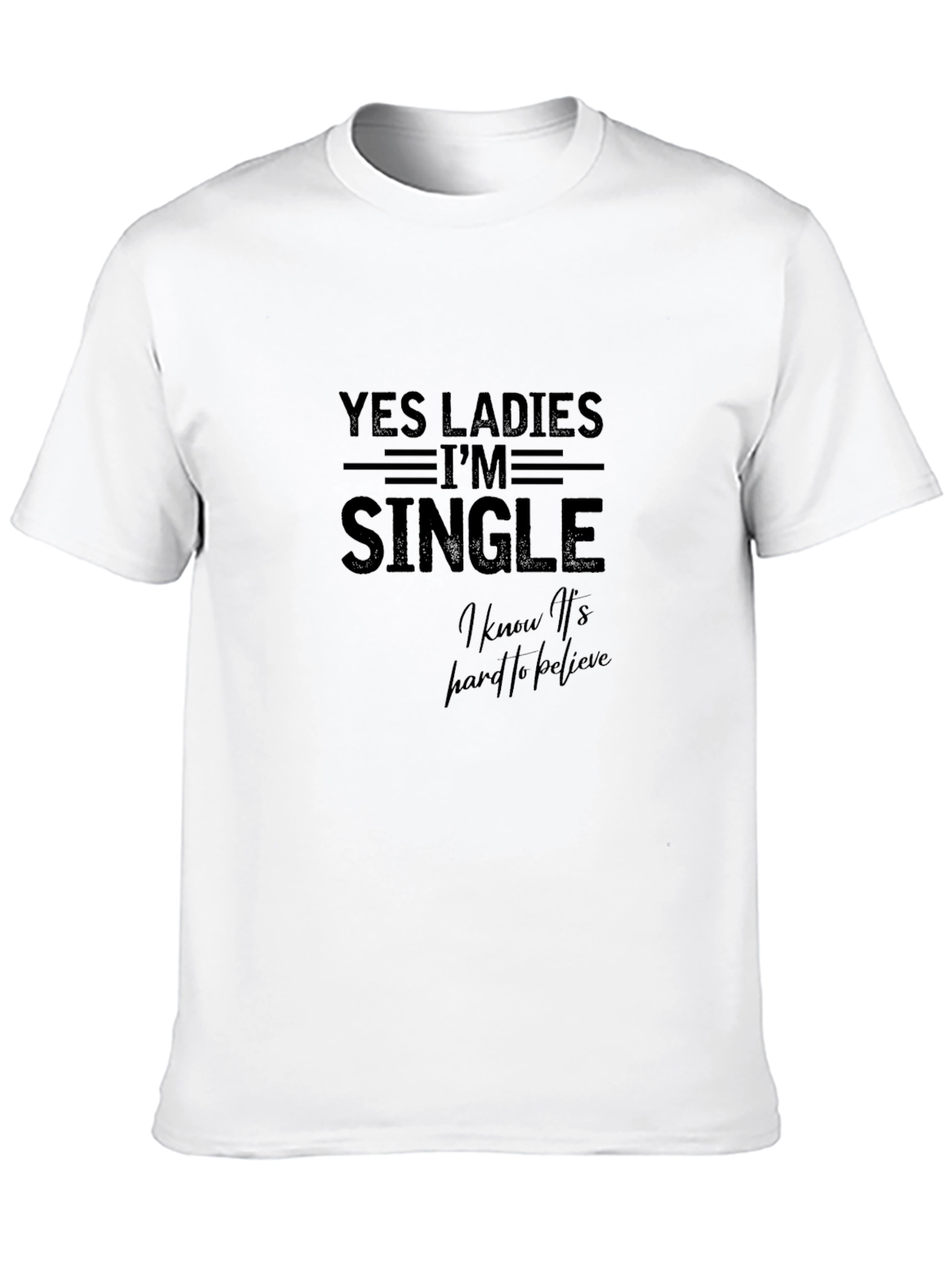 Funny Mens Single Graphic T-Shirt