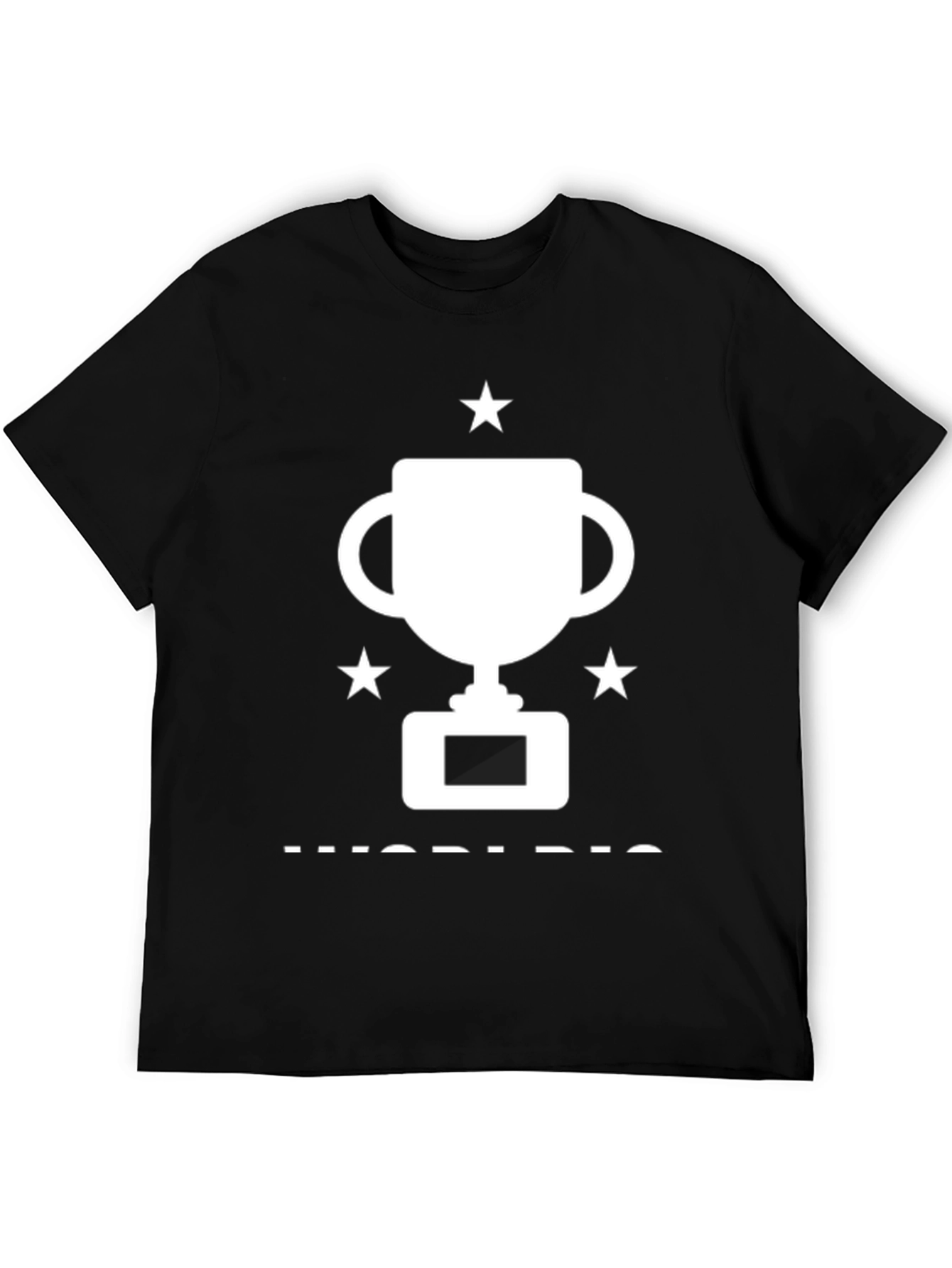 Trophy Graphic T-Shirt - Black Casual