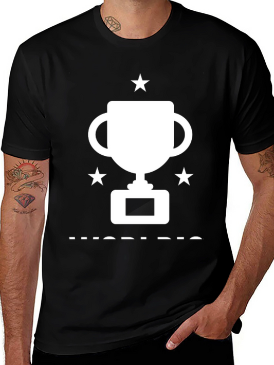 Trophy Graphic T-Shirt - Black Casual