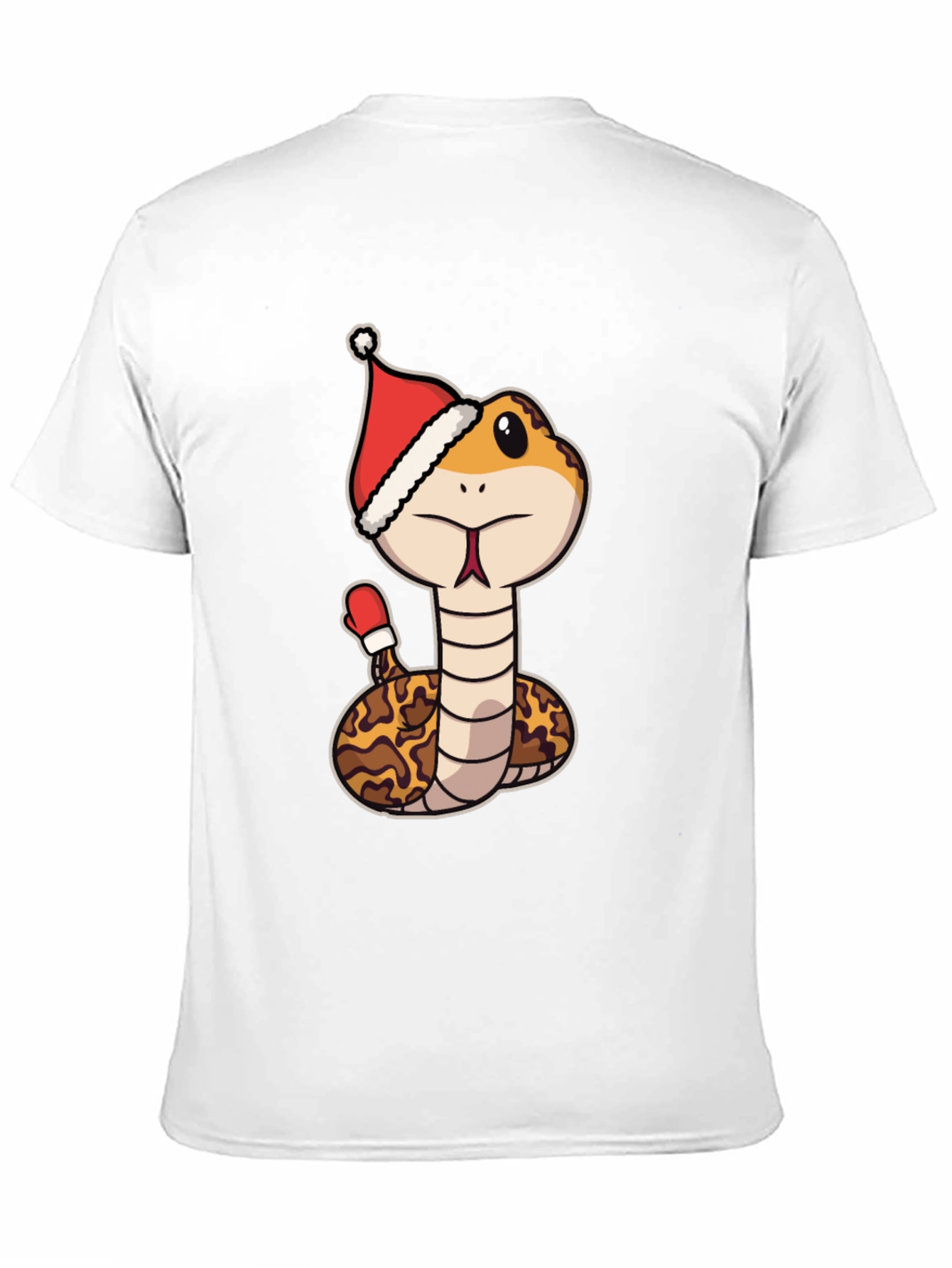 Festive Snake T-Shirt - Holiday Reptile Tee