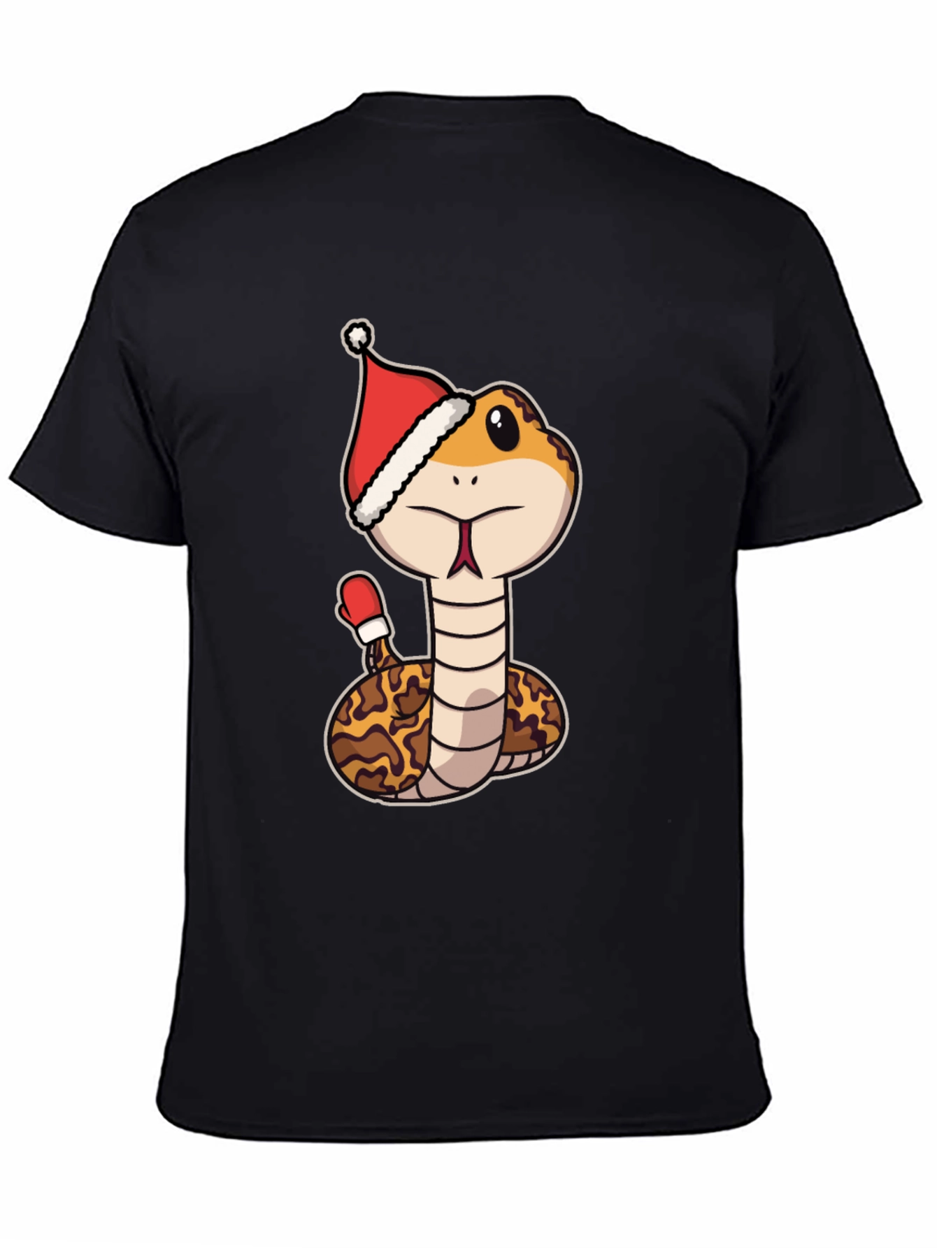 Festive Snake T-Shirt - Holiday Reptile Tee