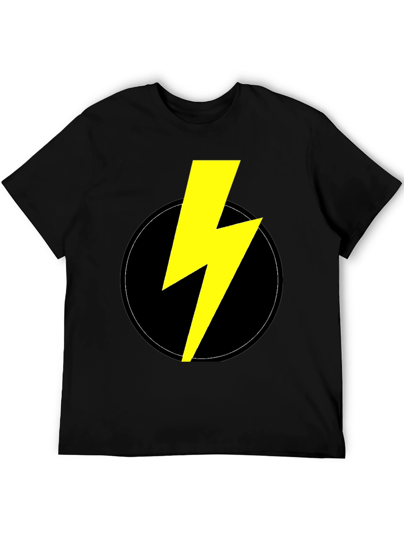 ⚡⚡⚡⚡ Flash T-Shirt - Black Cotton⚡⚡⚡⚡
