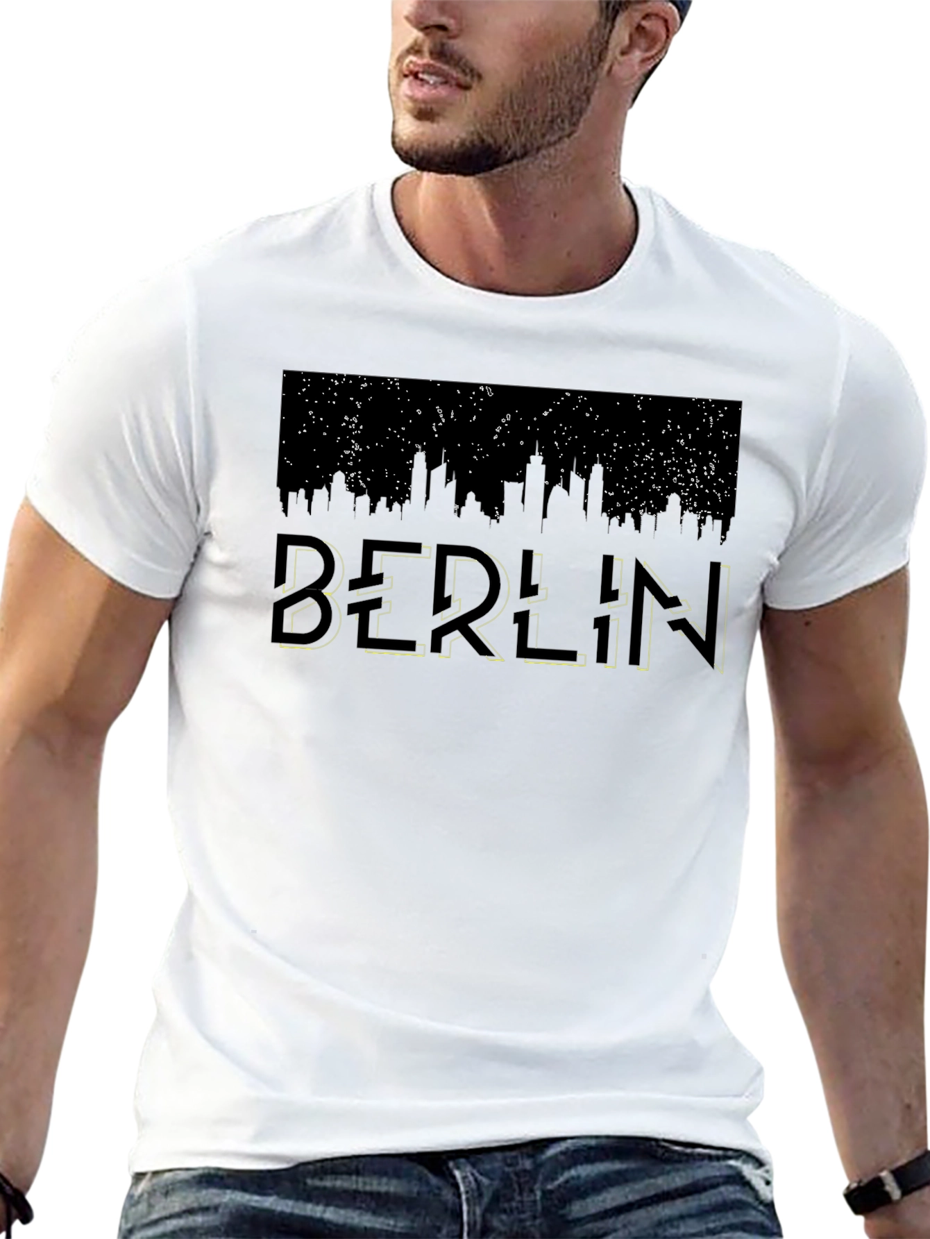 Berlin Skyline Graphic T-Shirt - Modern City Style