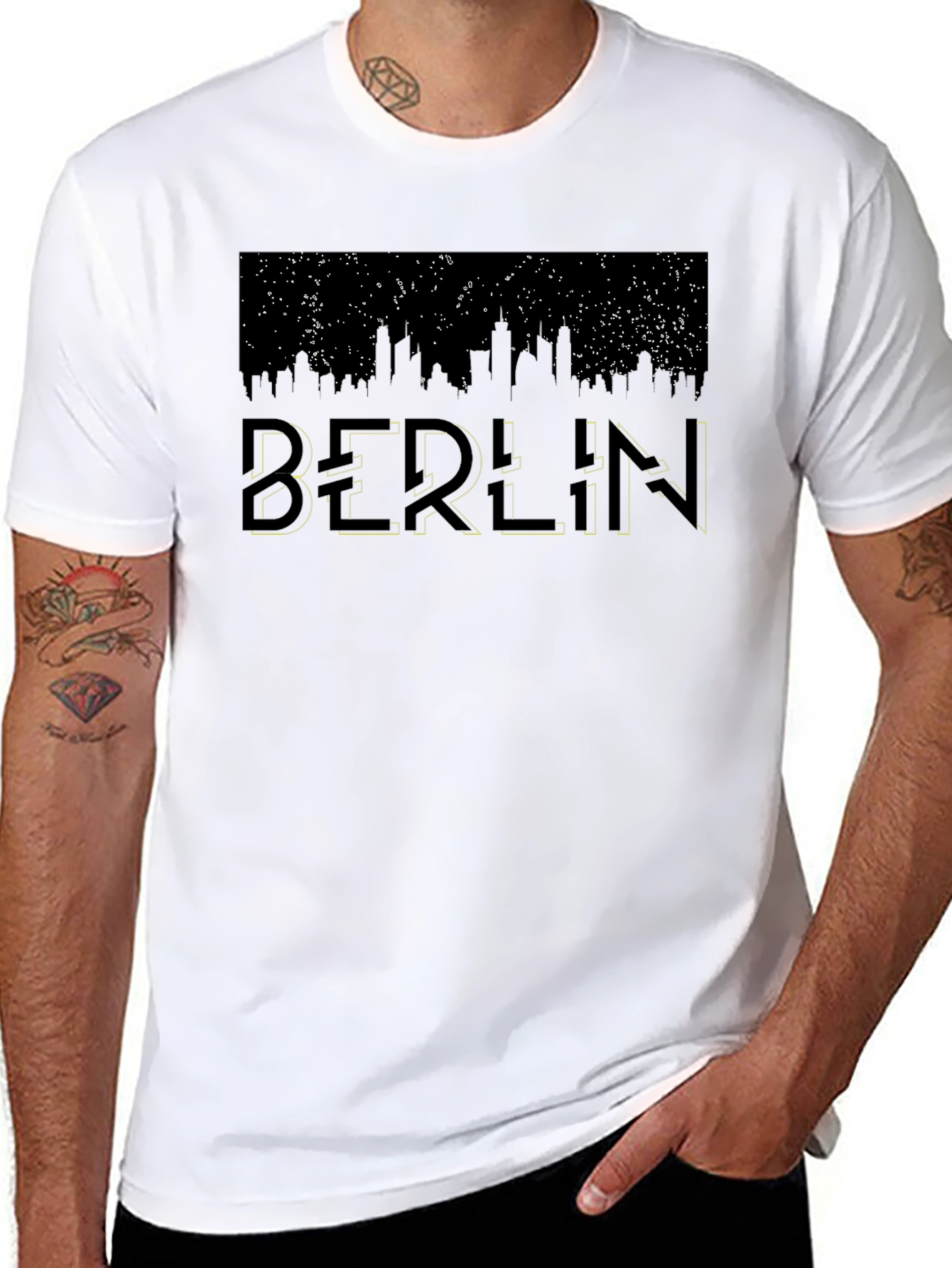 Berlin Skyline Graphic T-Shirt - Modern City Style