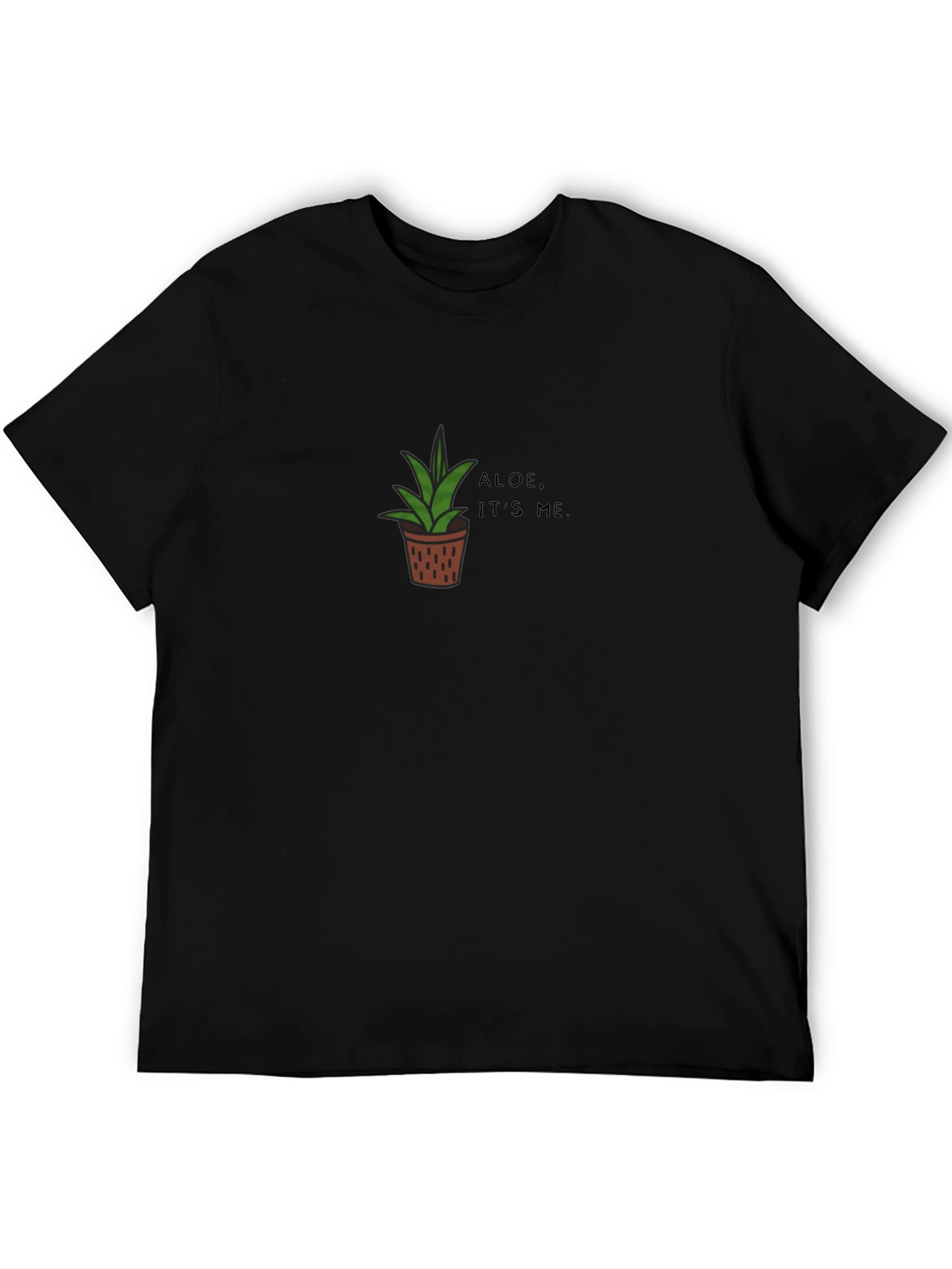 Aloe Its Me Black Graphic Tee