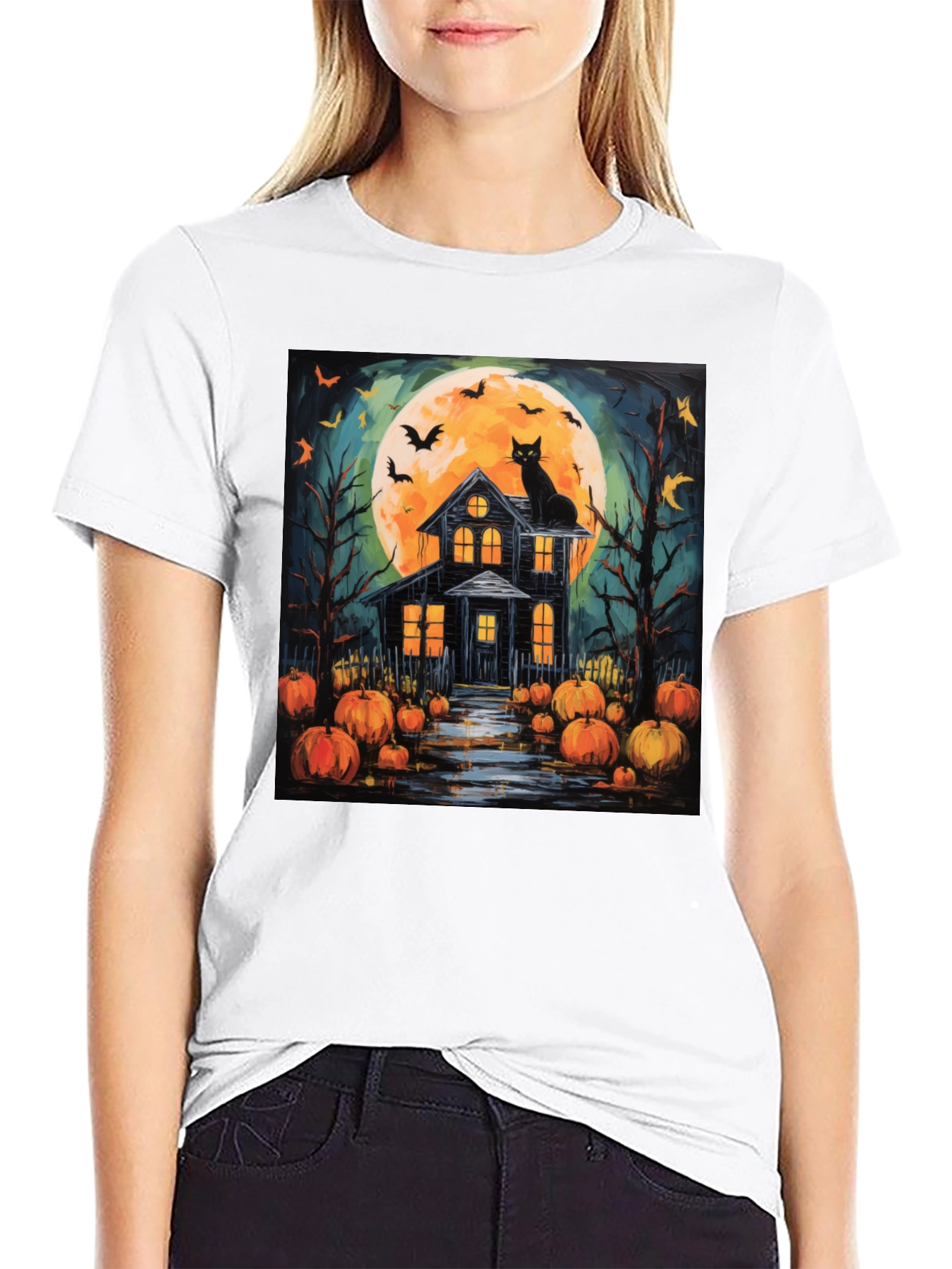 Halloween Haunted House T-Shirt