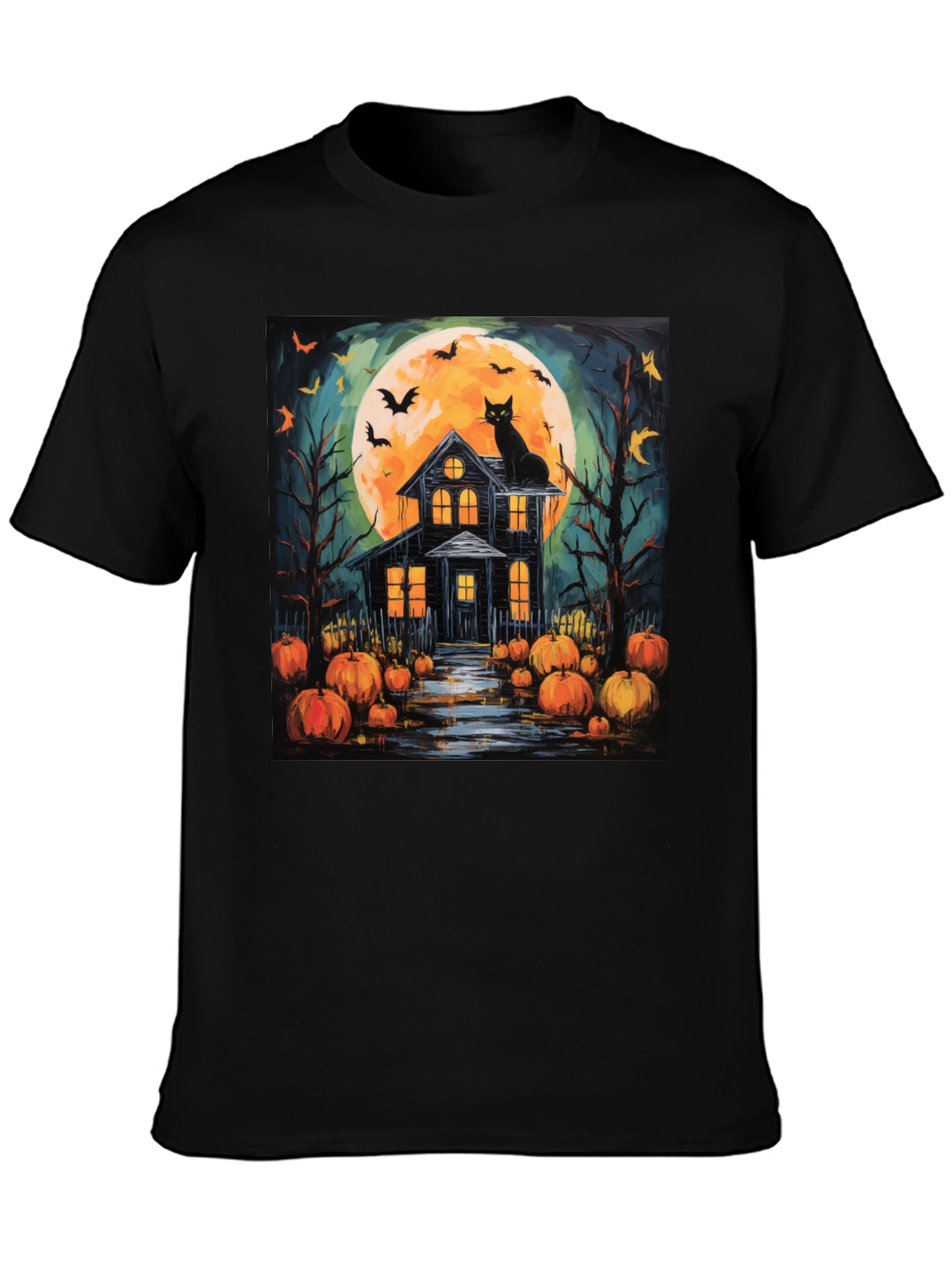 Halloween Haunted House T-Shirt