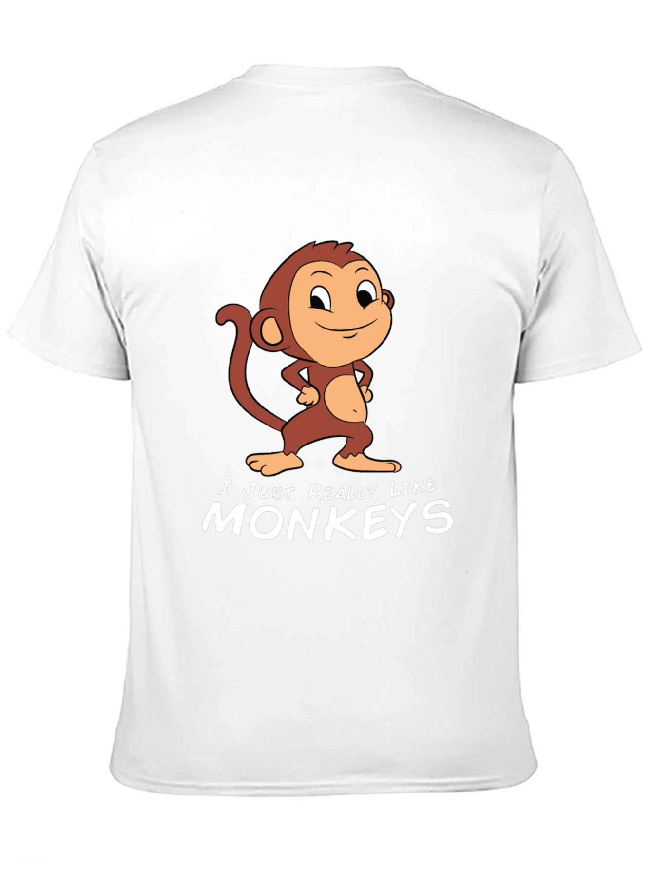 Monkey Graphic T-Shirt - I Just Really Like Monkeys