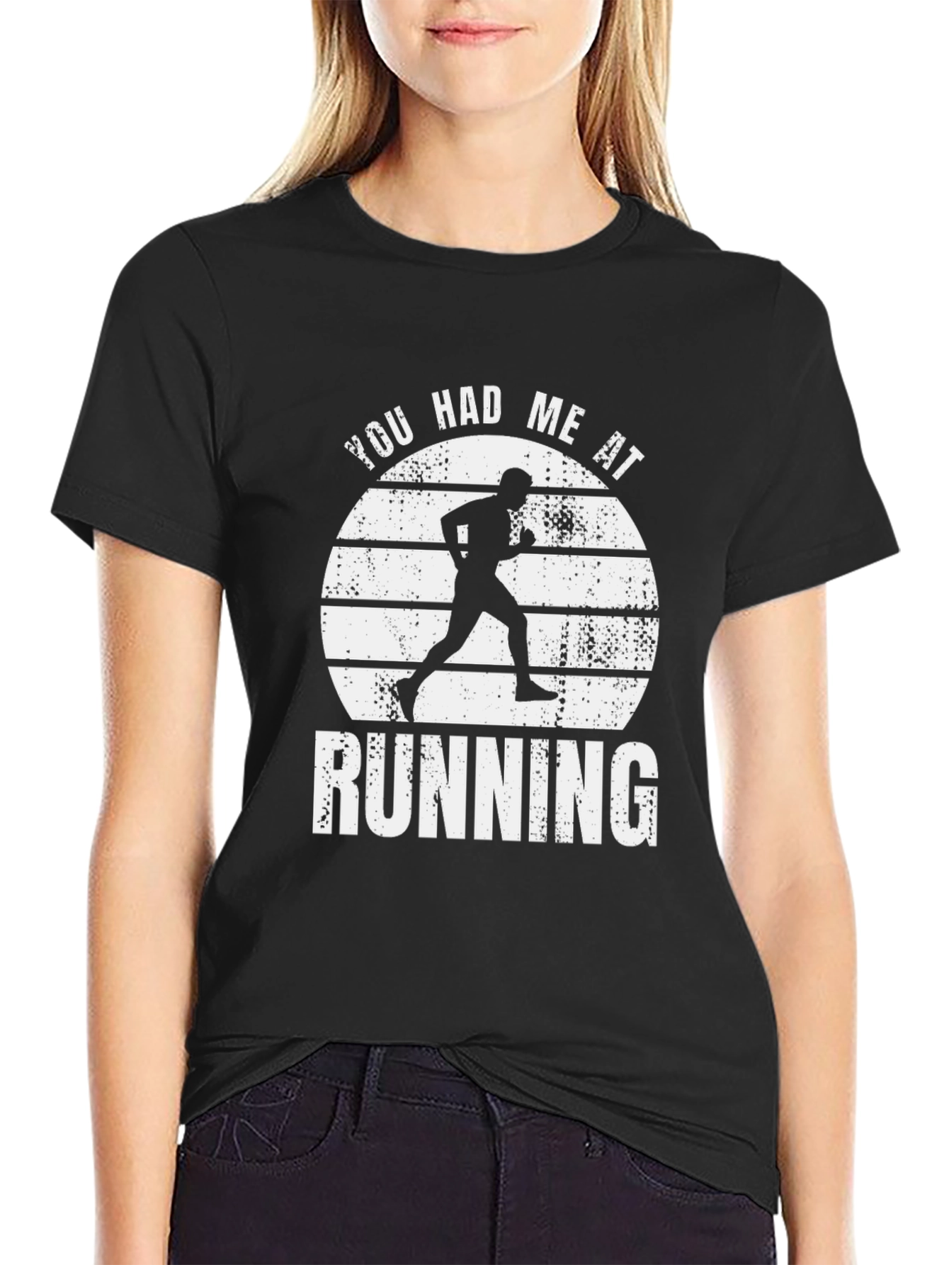 You Had Me At Running Graphic Tee
