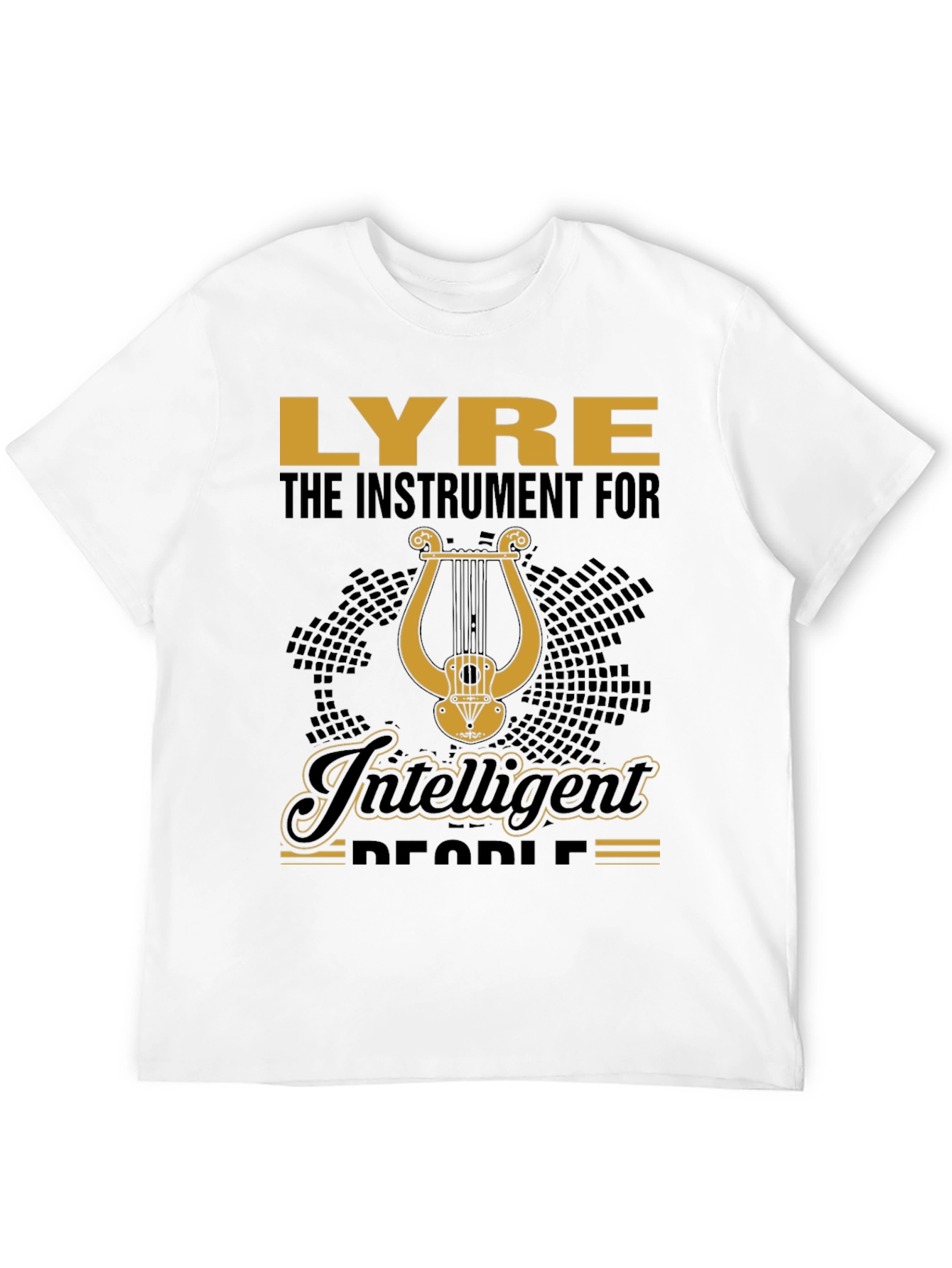 Lyre Instrument for Intelligent People T-Shirt