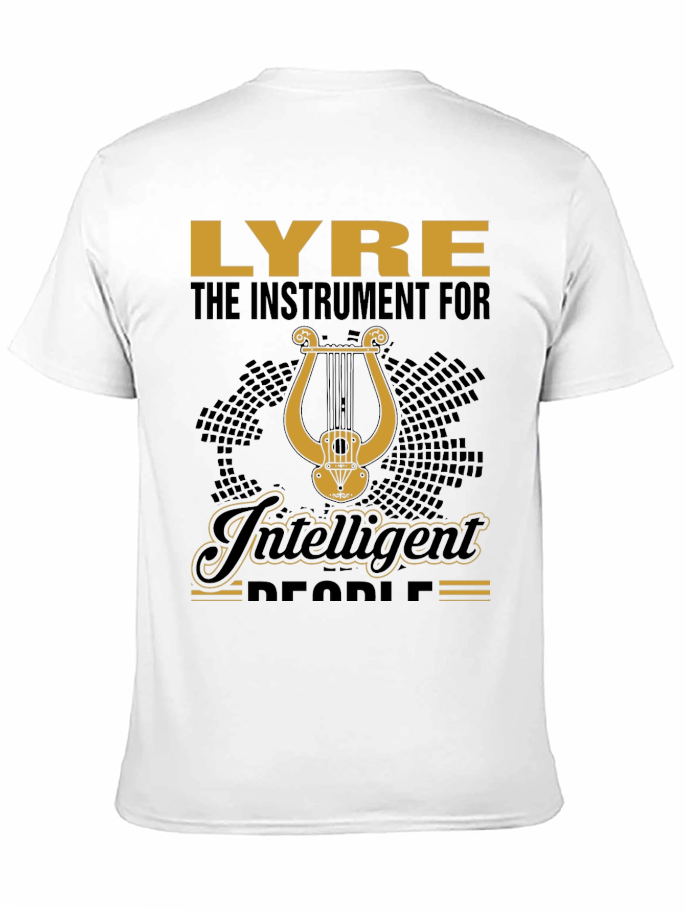 Lyre Instrument for Intelligent People T-Shirt