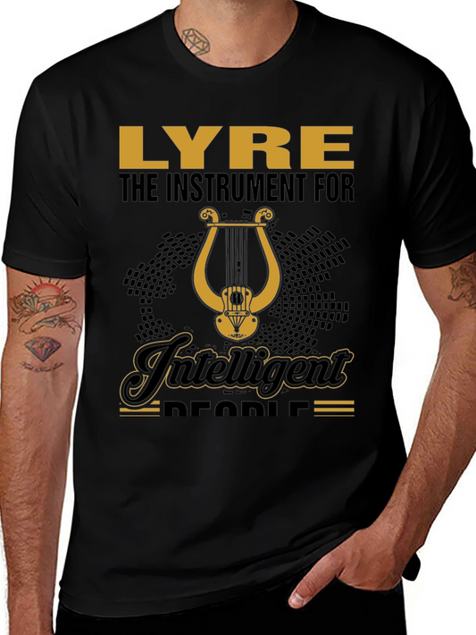 Lyre Instrument for Intelligent People T-Shirt