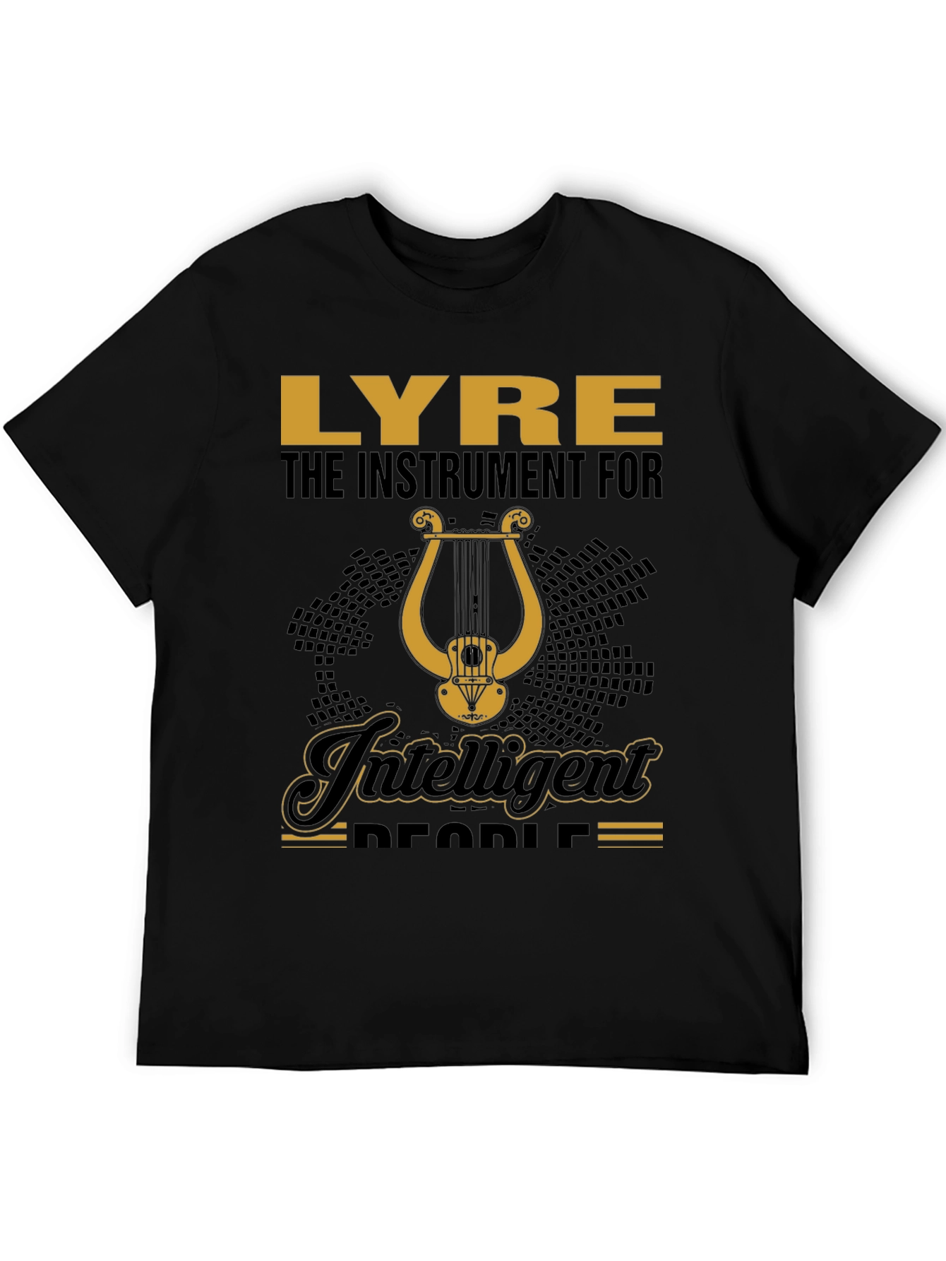 Lyre Instrument for Intelligent People T-Shirt