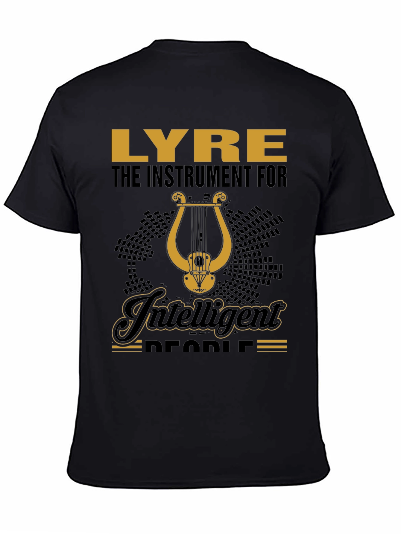 Lyre Instrument for Intelligent People T-Shirt