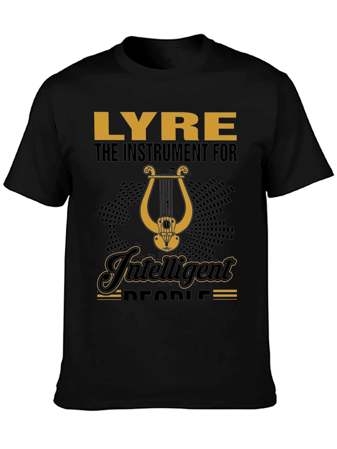 Lyre Instrument for Intelligent People T-Shirt