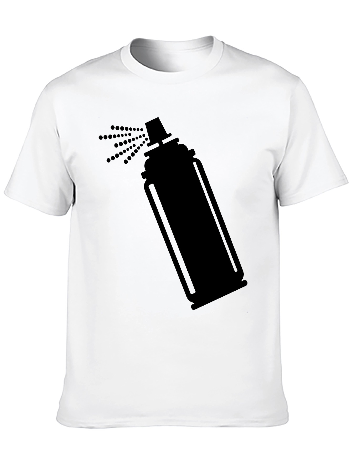 Spray Paint Can Graphic Tee - Cool Design