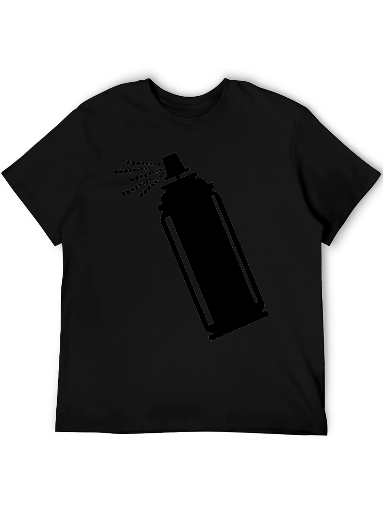 Spray Paint Can Graphic Tee - Cool Design