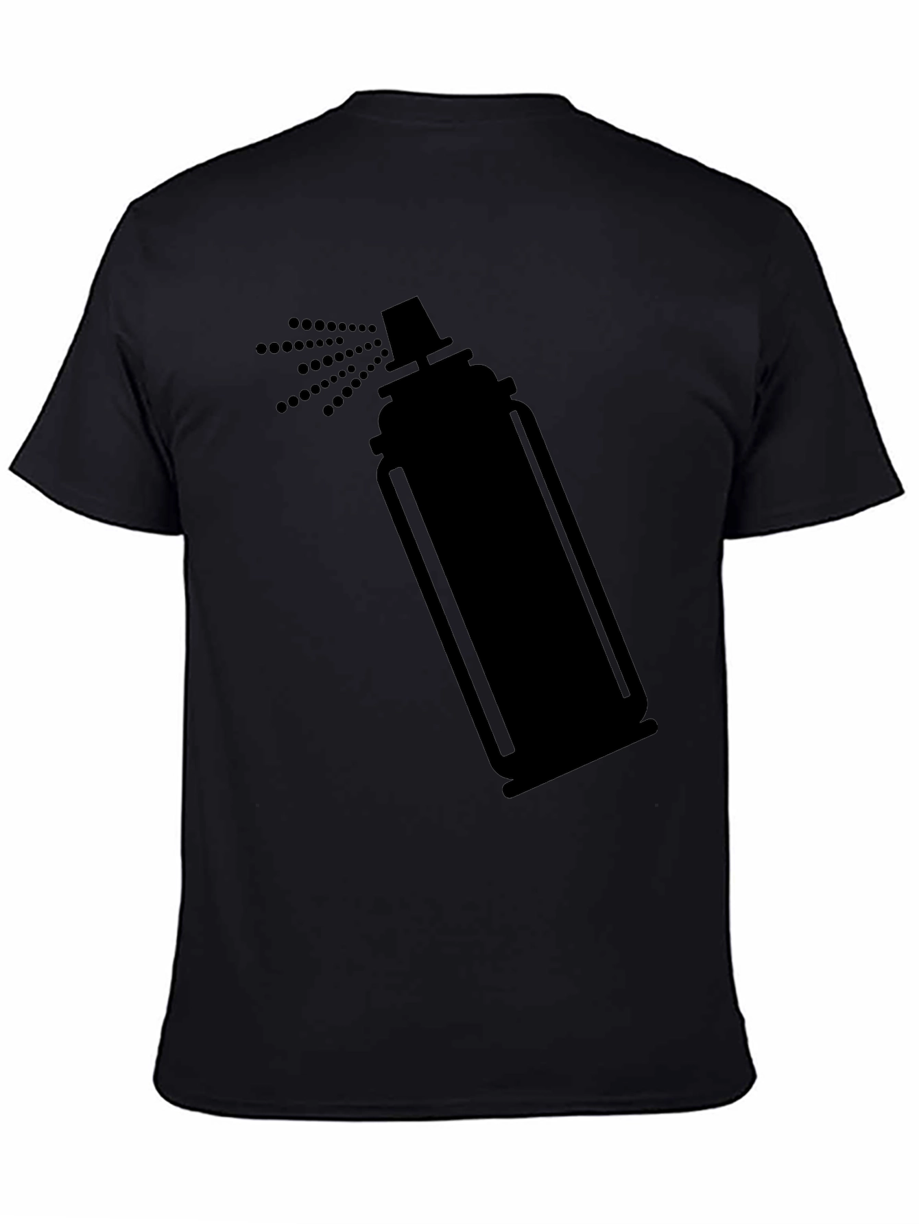 Spray Paint Can Graphic Tee - Cool Design