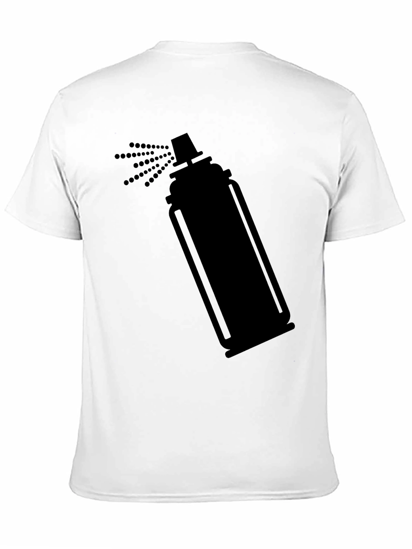 Spray Paint Can Graphic Tee - Cool Design