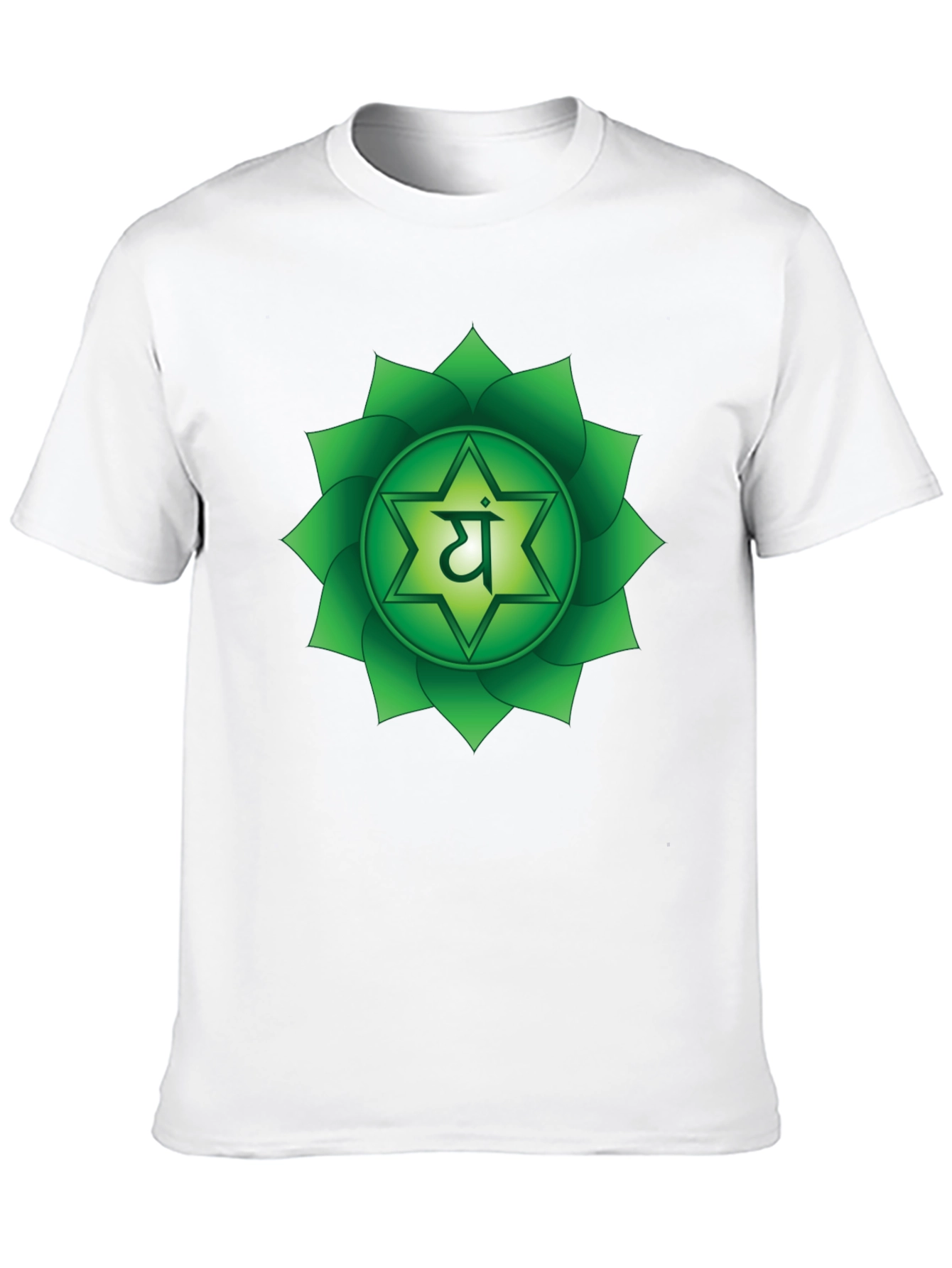 Heart Chakra Symbol T-Shirt - Balance & Harmony