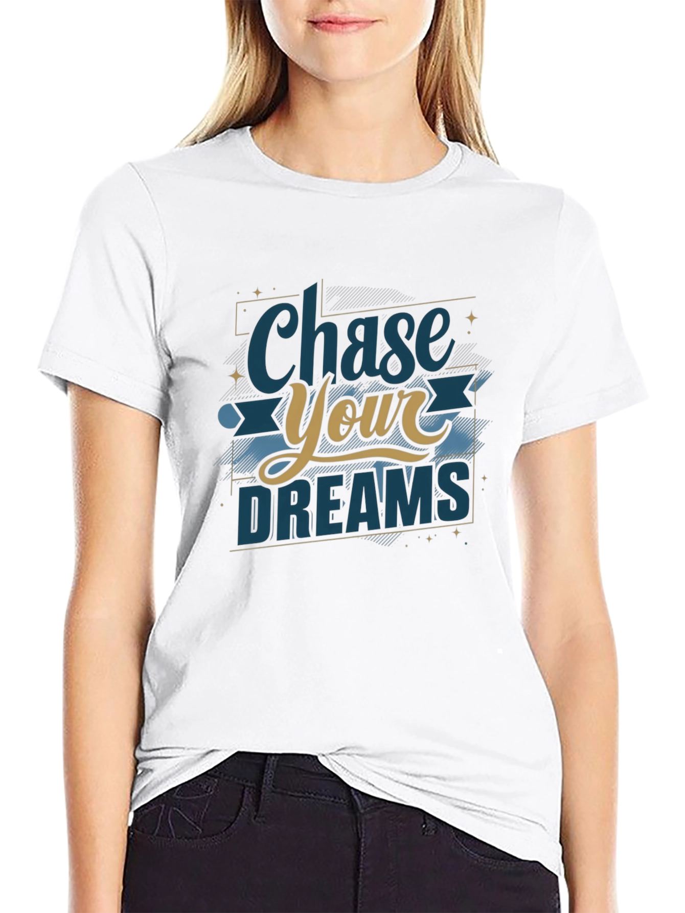 Chase Your Dreams Graphic T-Shirt - Motivational Tee