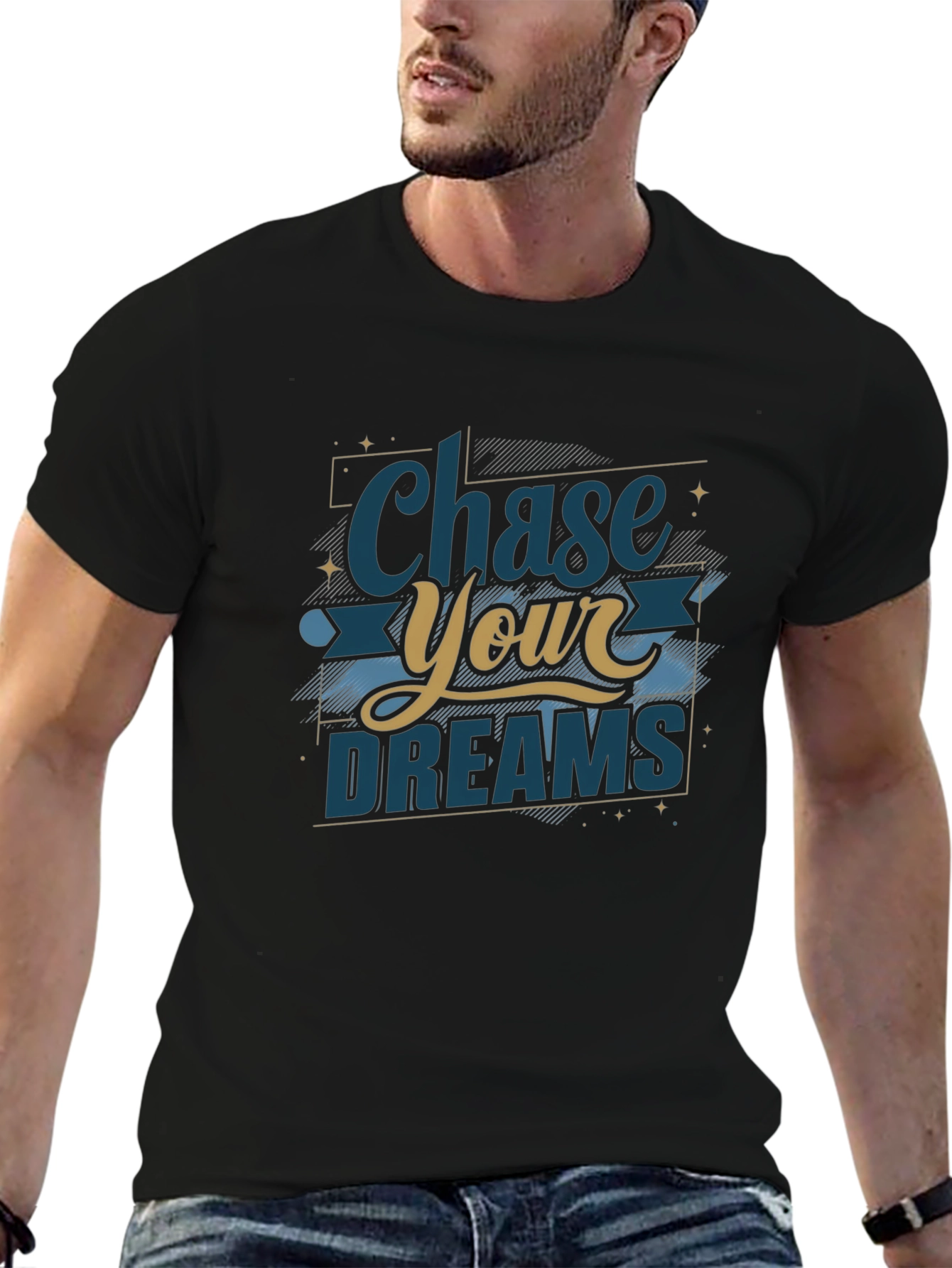 Chase Your Dreams Graphic T-Shirt - Motivational Tee