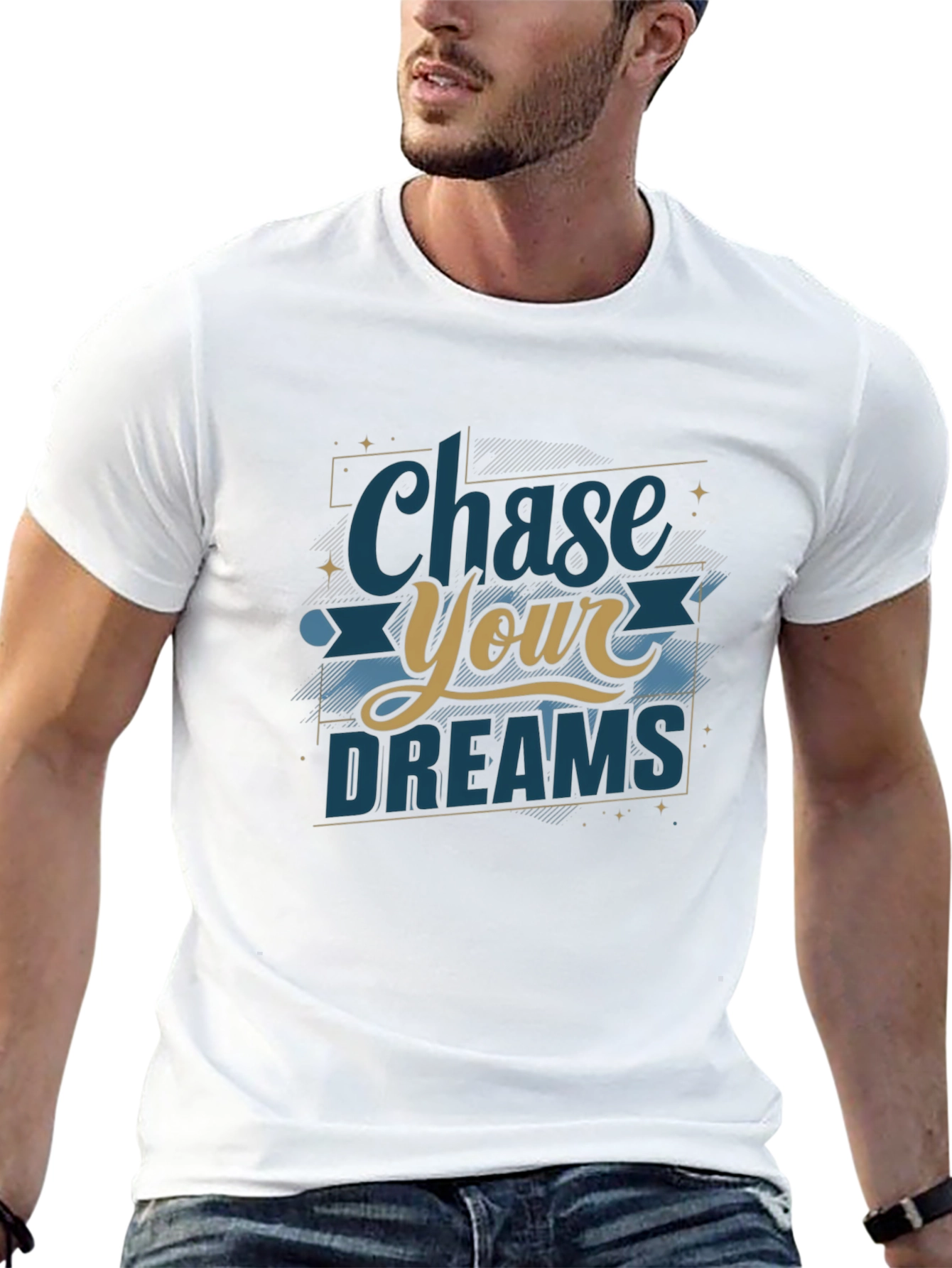 Chase Your Dreams Graphic T-Shirt - Motivational Tee