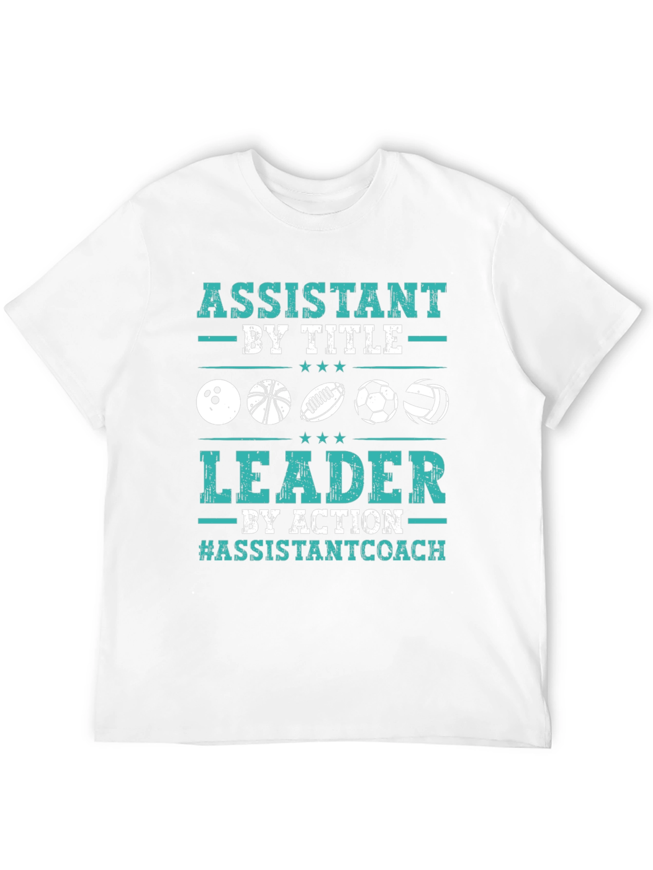 Assistant Coach Sports Graphic T-Shirt