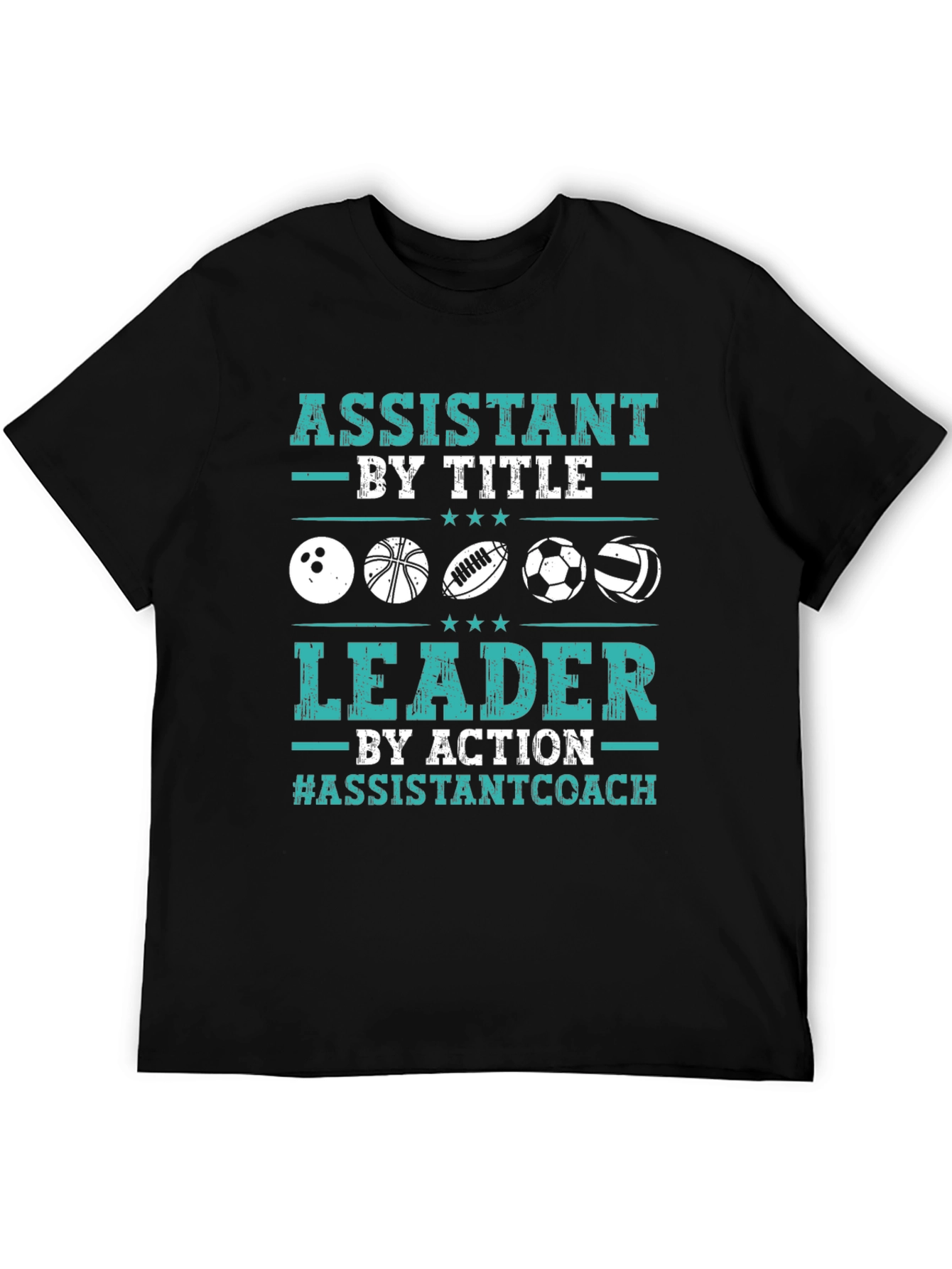 Assistant Coach Sports Graphic T-Shirt