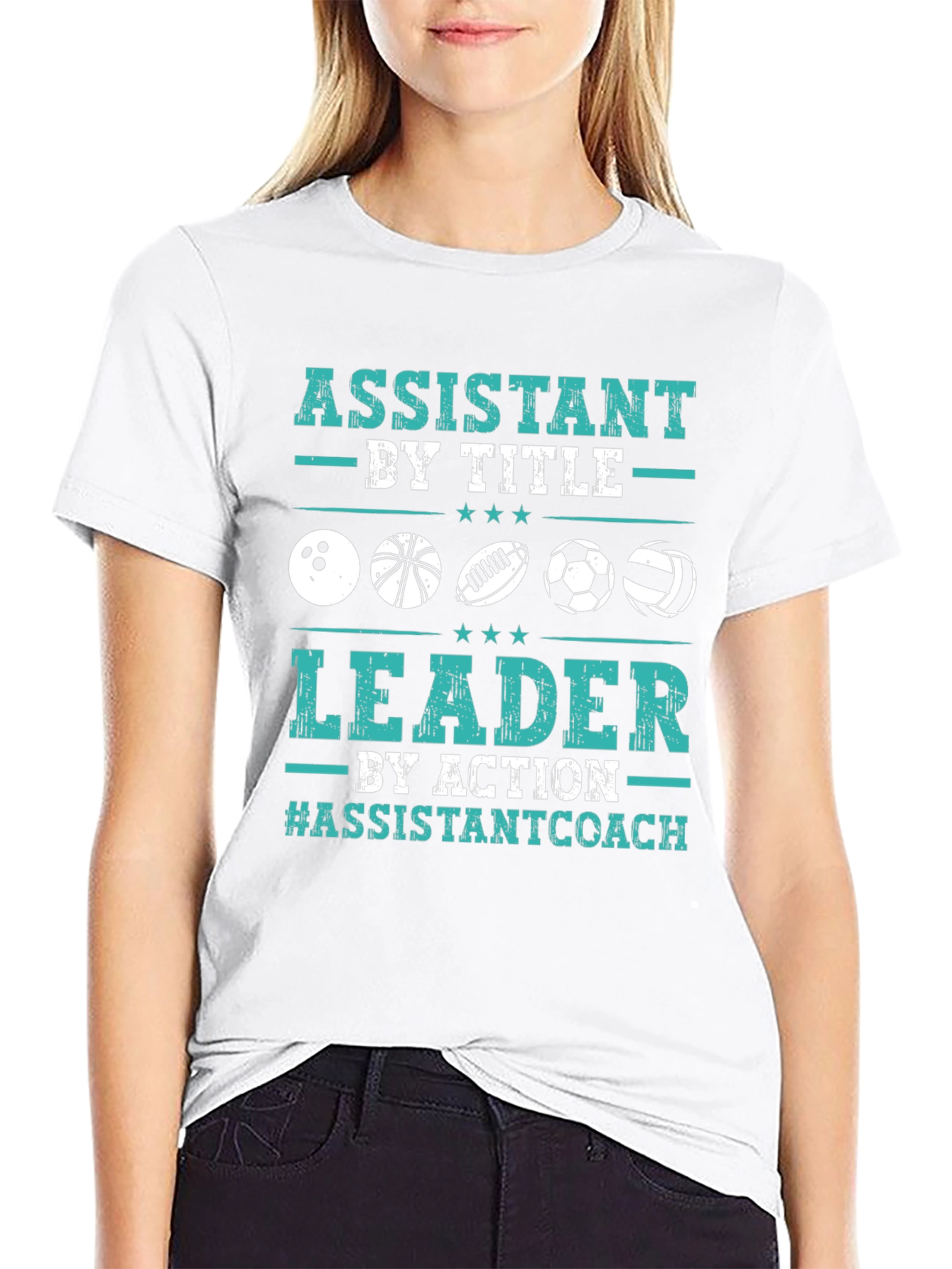 Assistant Coach Sports Graphic T-Shirt